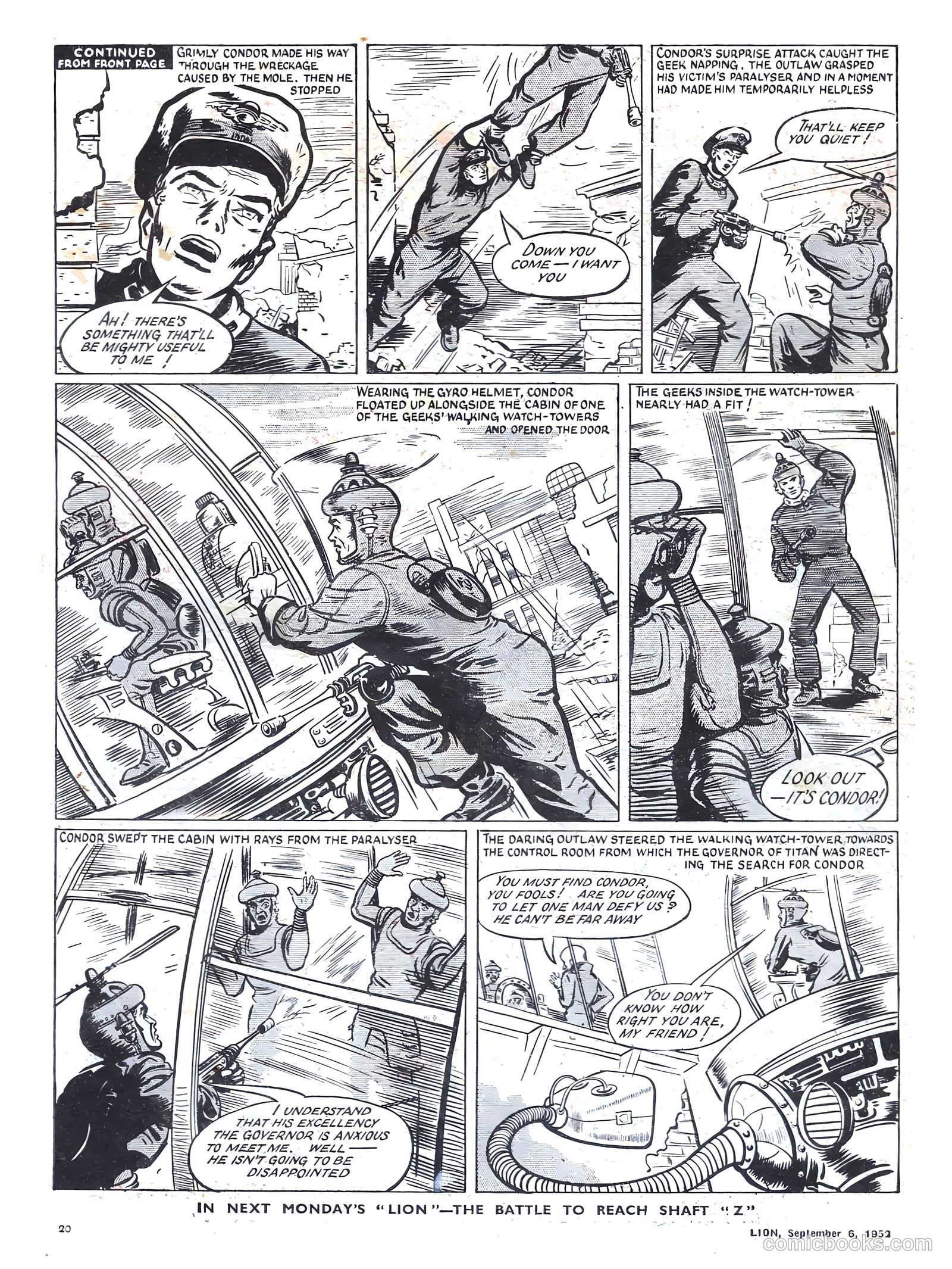 Lion #29 (1952) — page 20 of 20