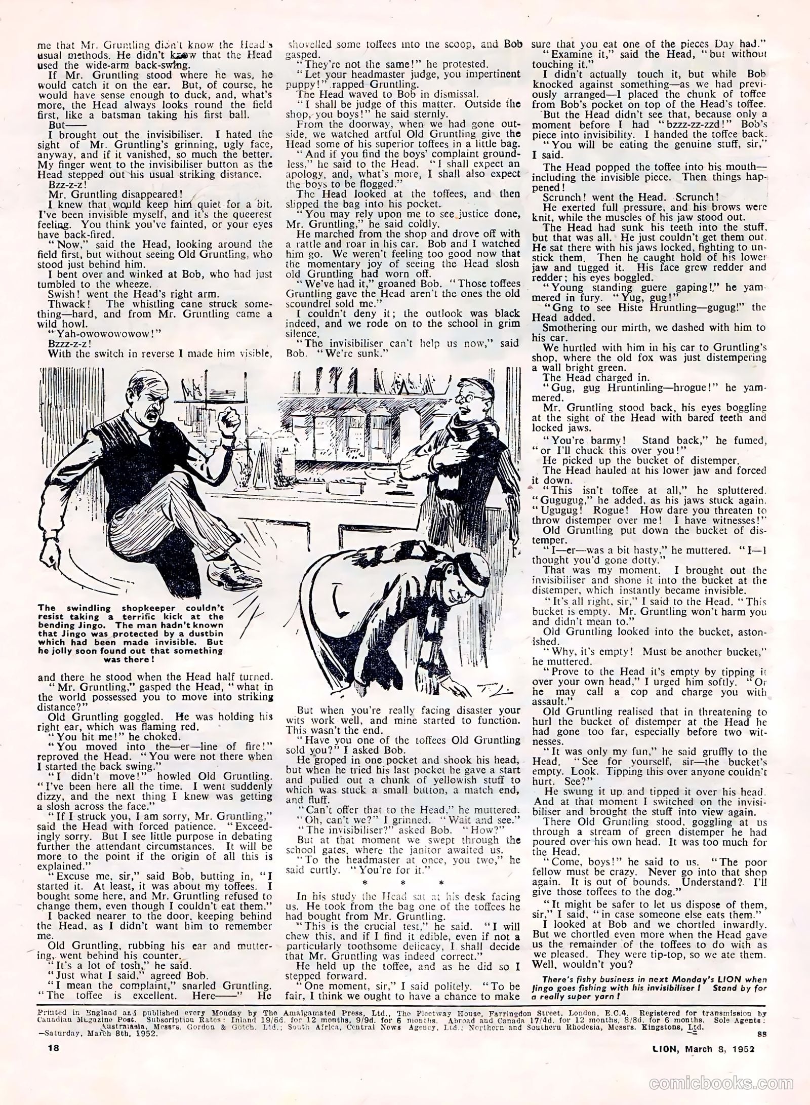 Lion #3 (1952) — page 18 of 20
