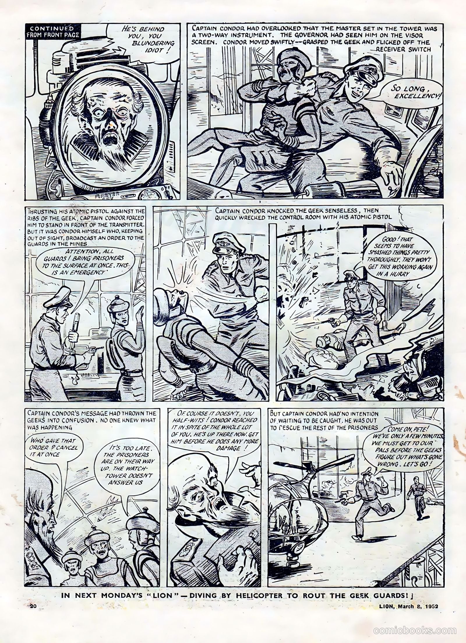 Lion #3 (1952) — page 20 of 20
