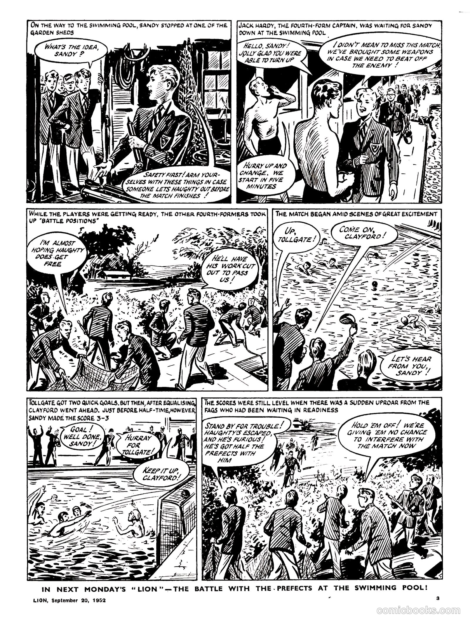 Lion #31 (1952) — page 3 of 20