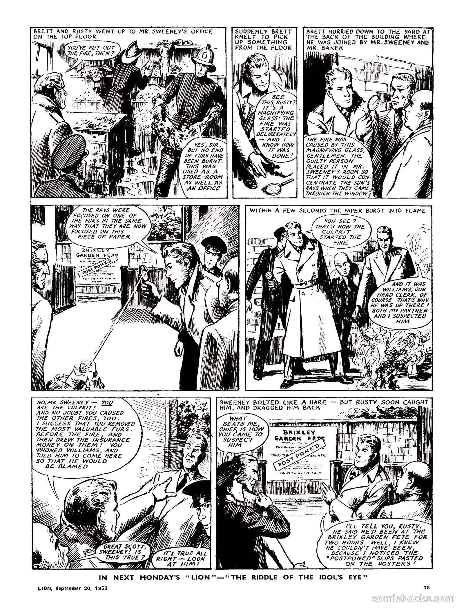 Lion #31 (1952) — page 15 of 20
