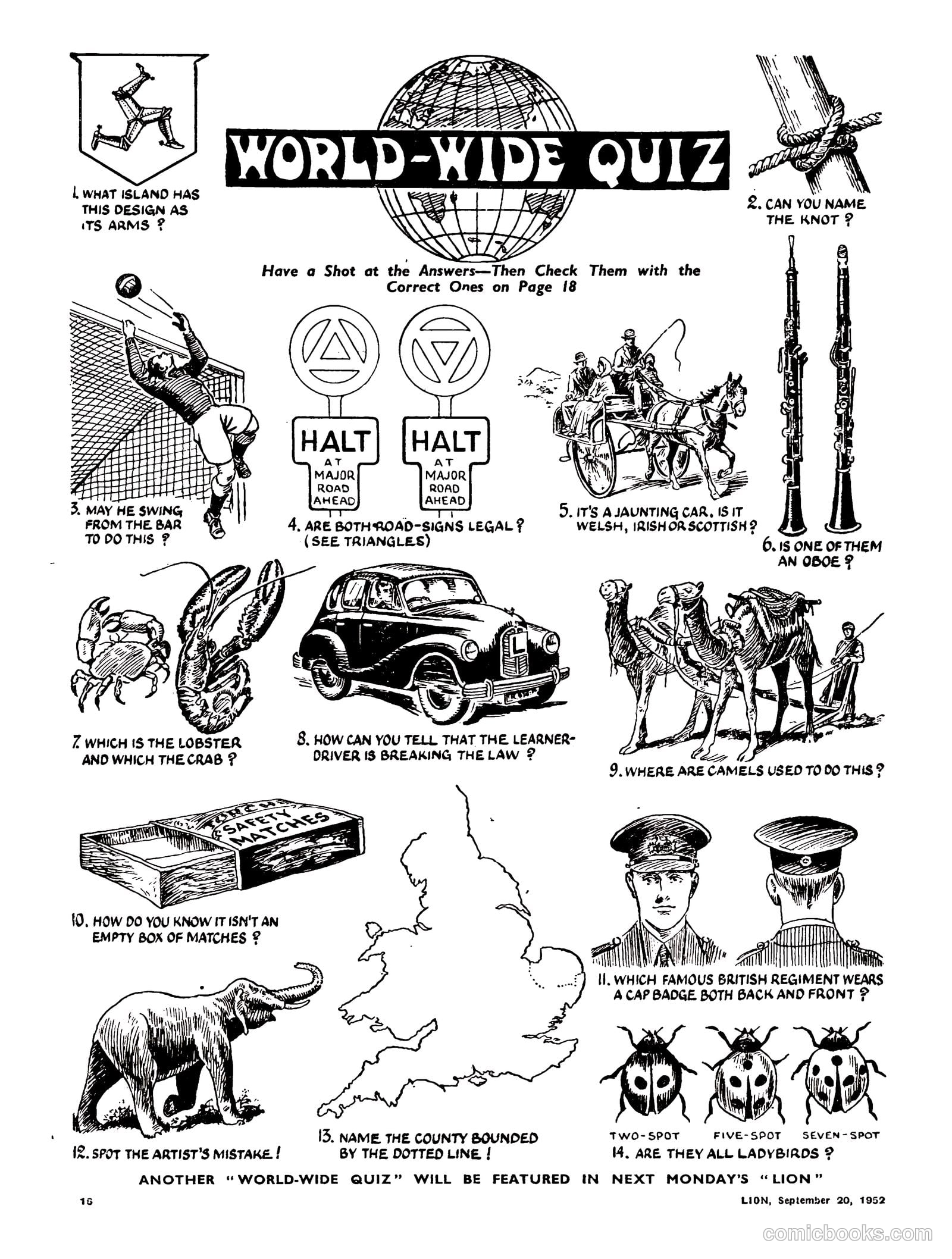 Lion #31 (1952) — page 16 of 20