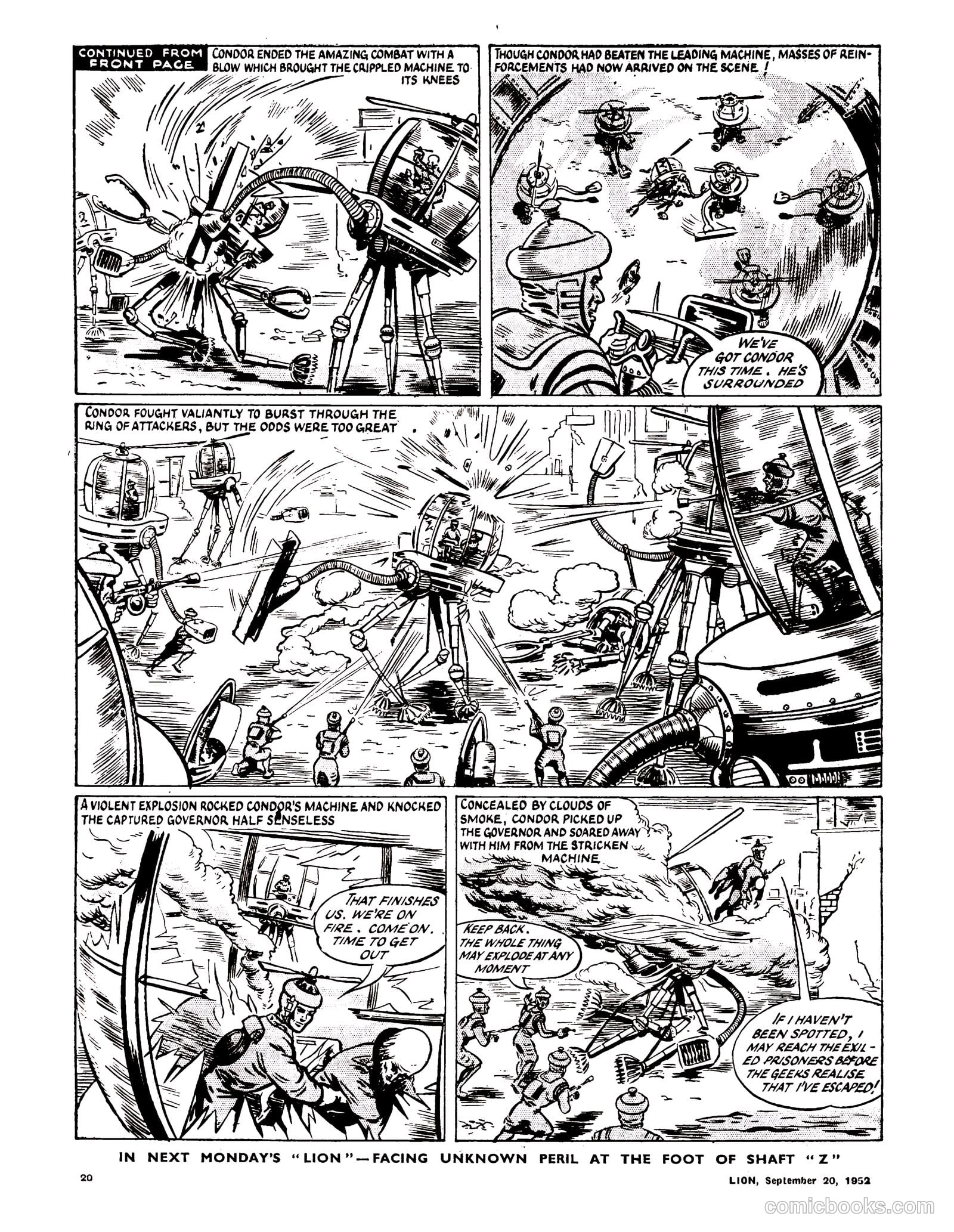 Lion #31 (1952) — page 20 of 20