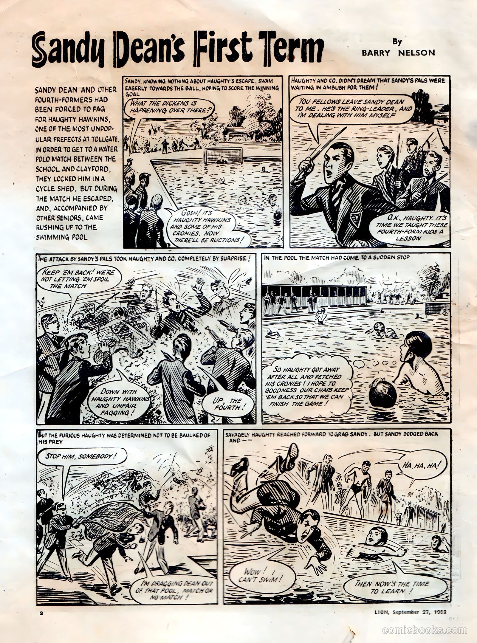 Lion #32 (1952) — page 2 of 20