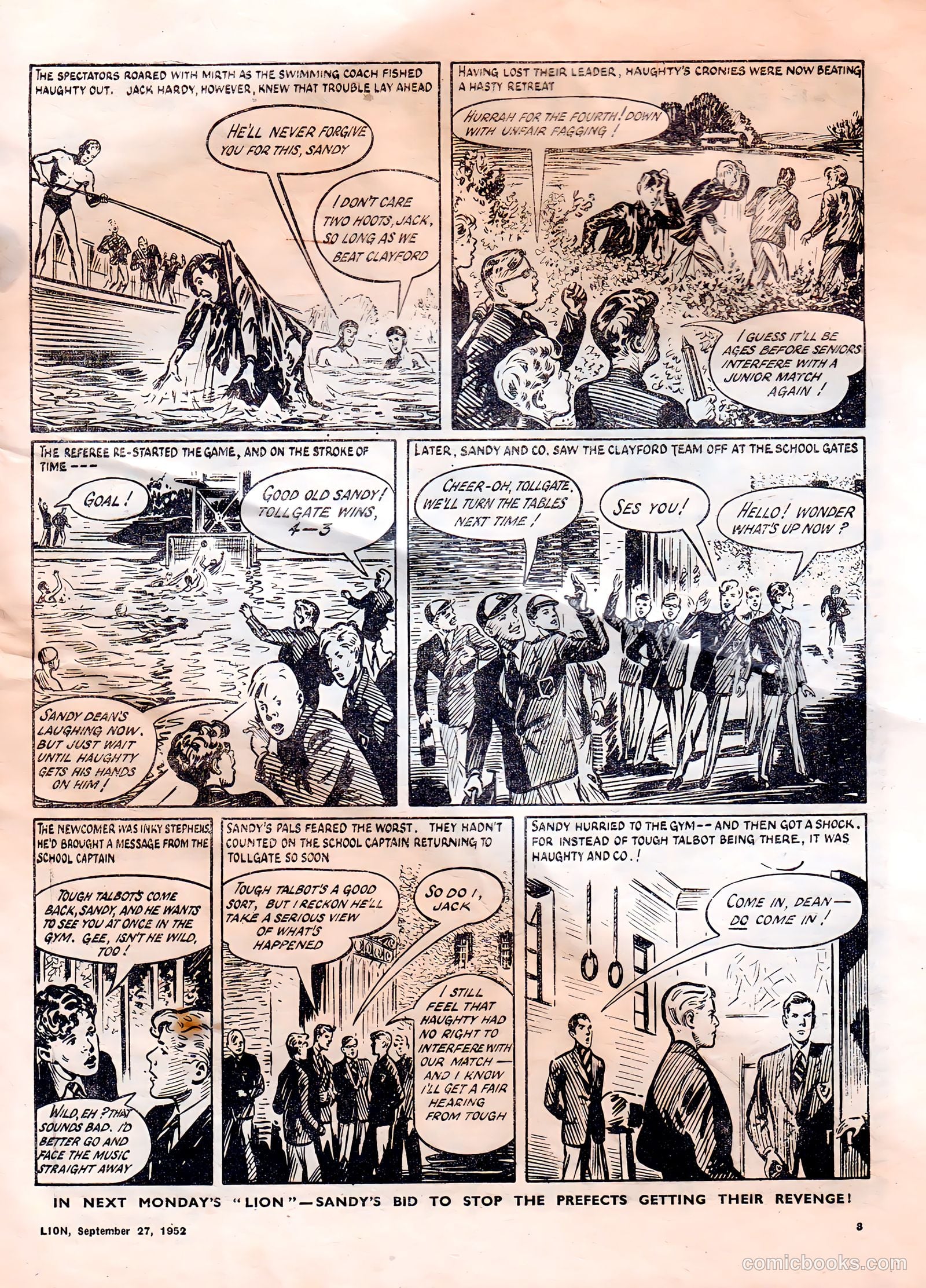 Lion #32 (1952) — page 3 of 20