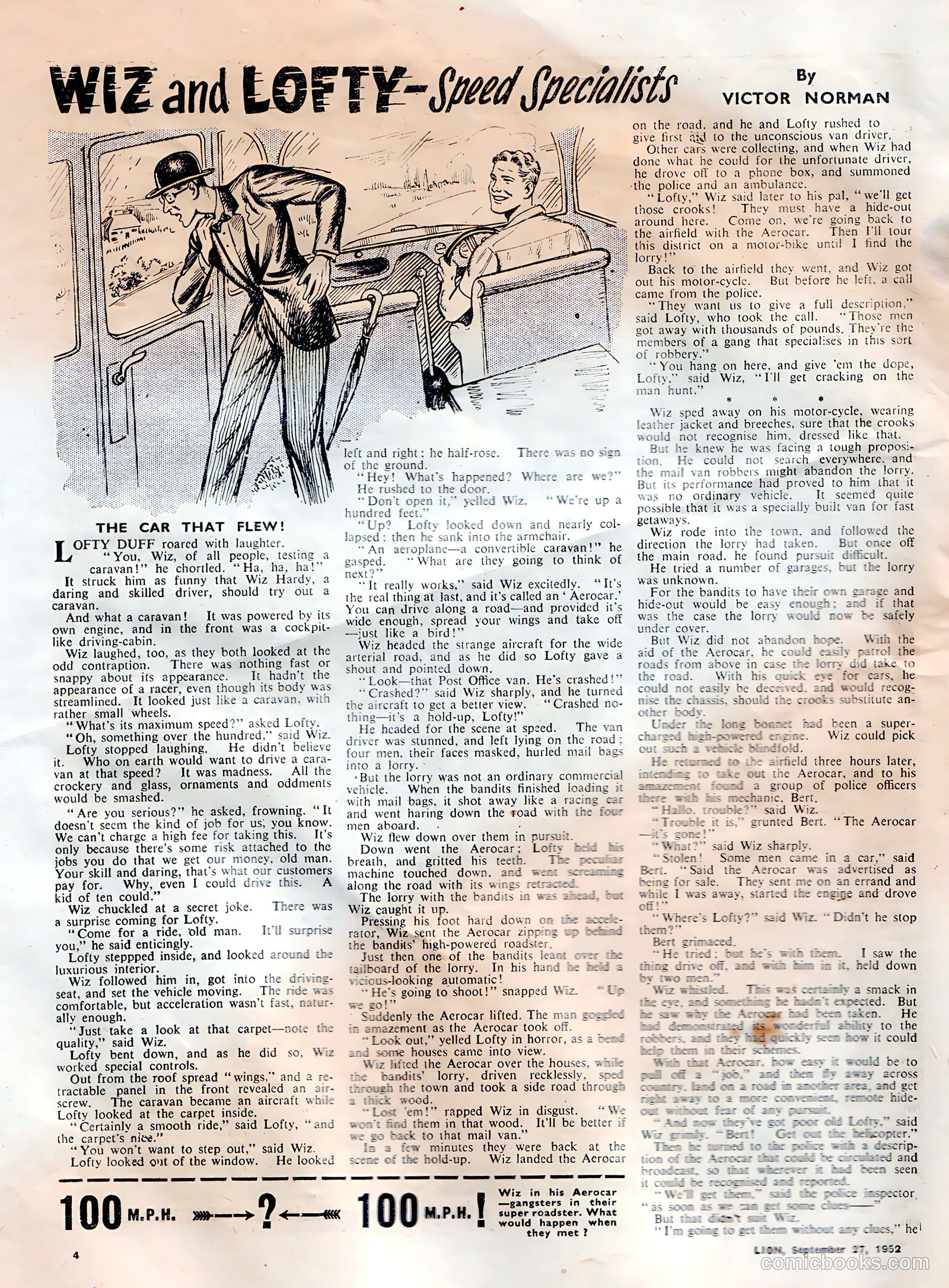 Lion #32 (1952) — page 4 of 20