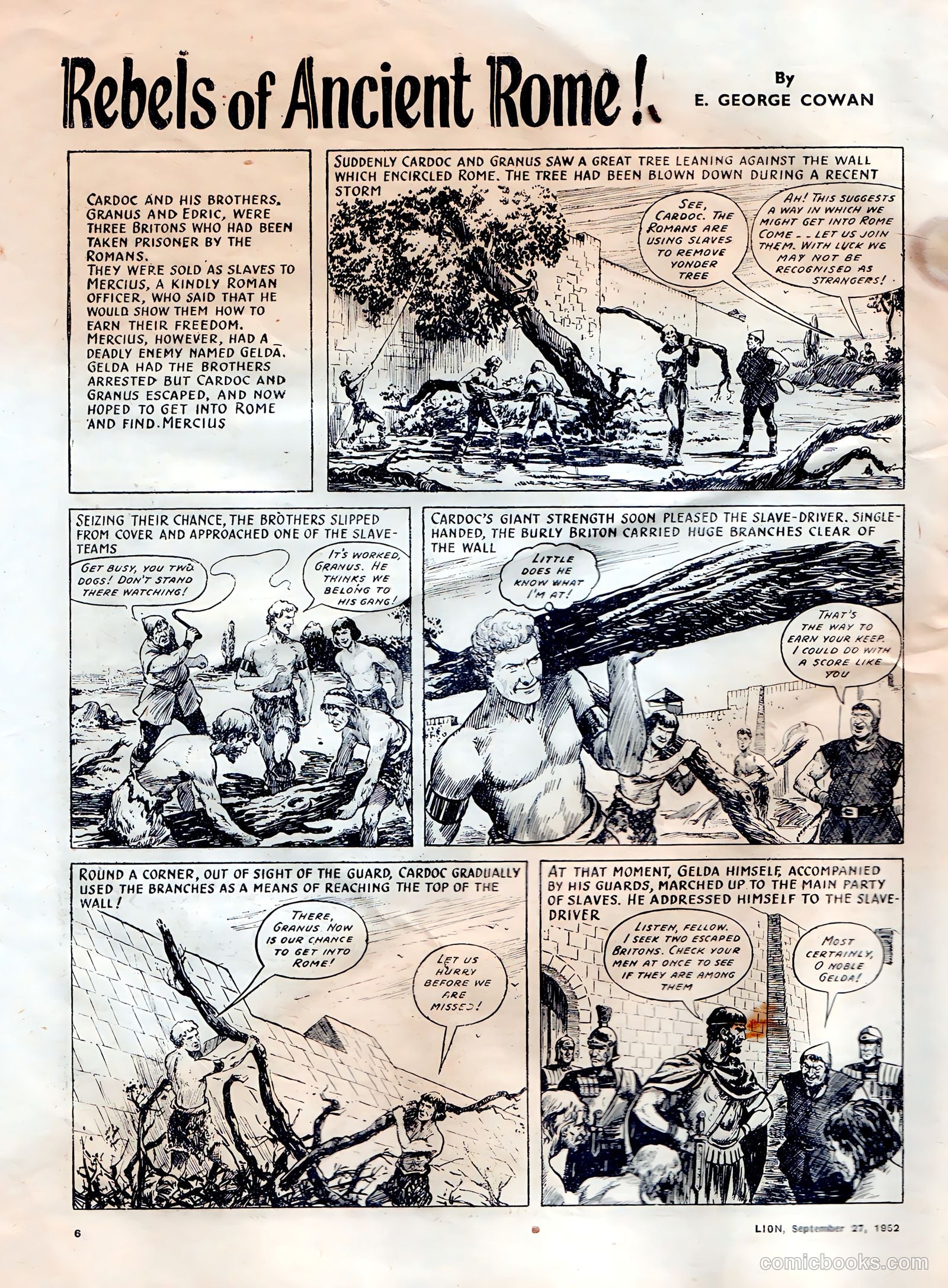 Lion #32 (1952) — page 6 of 20