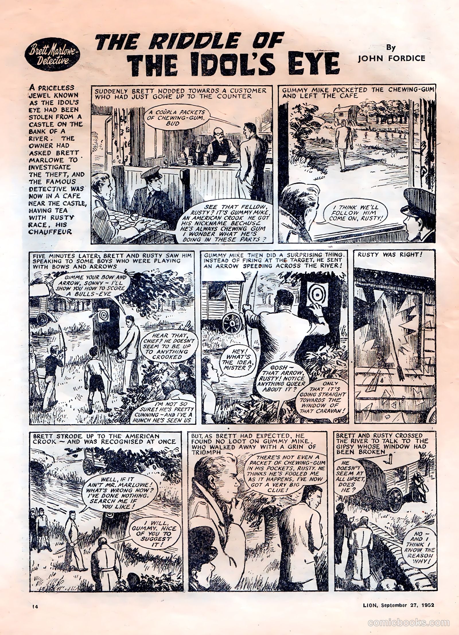 Lion #32 (1952) — page 14 of 20