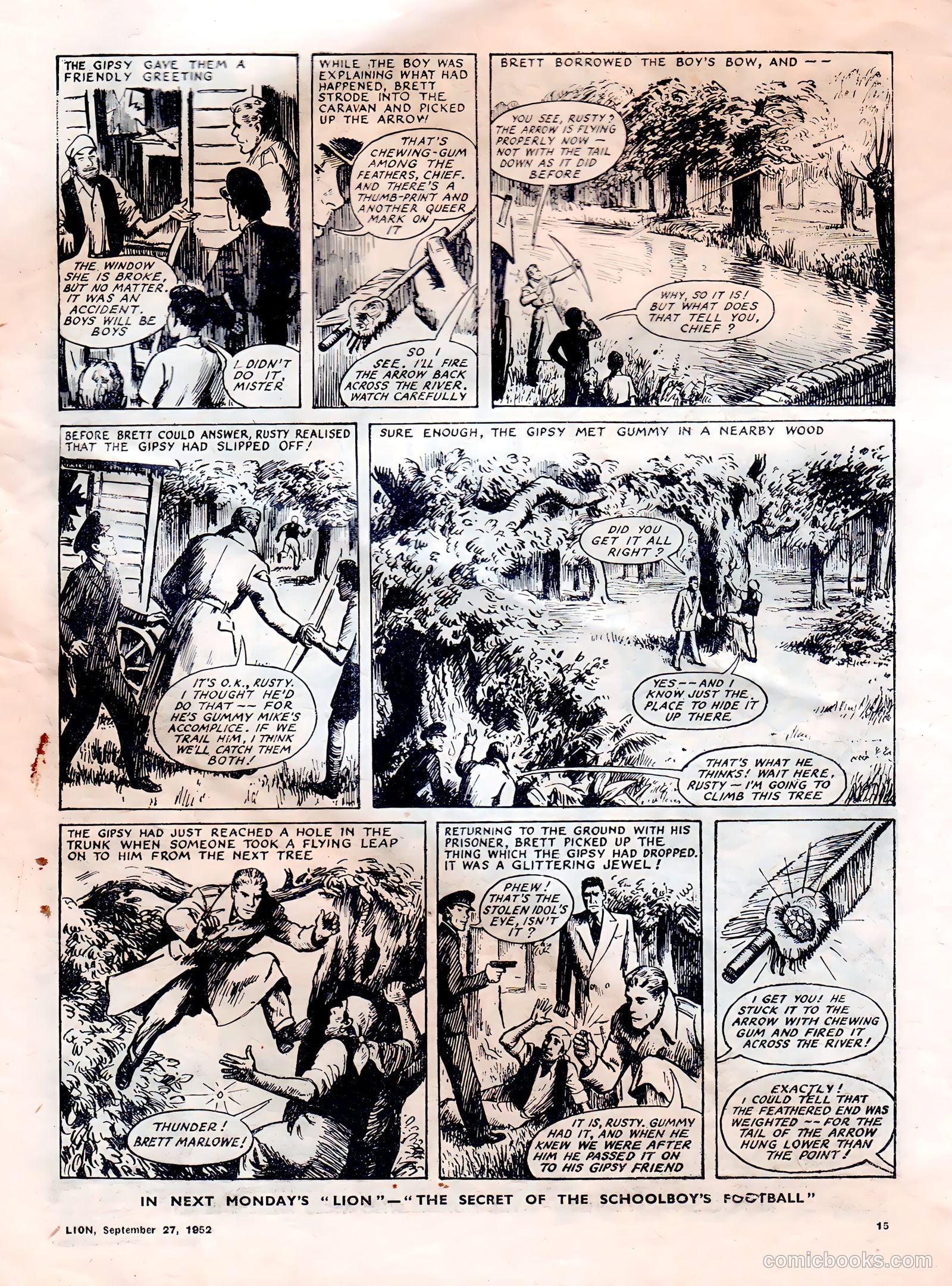 Lion #32 (1952) — page 15 of 20