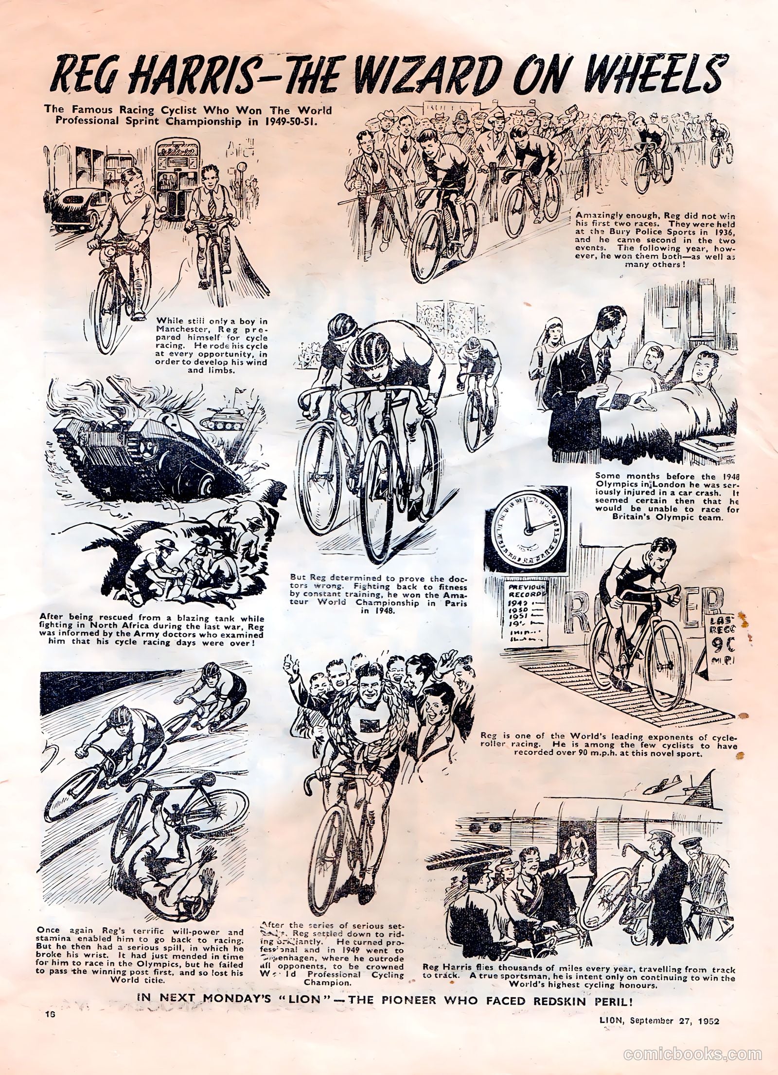 Lion #32 (1952) — page 16 of 20