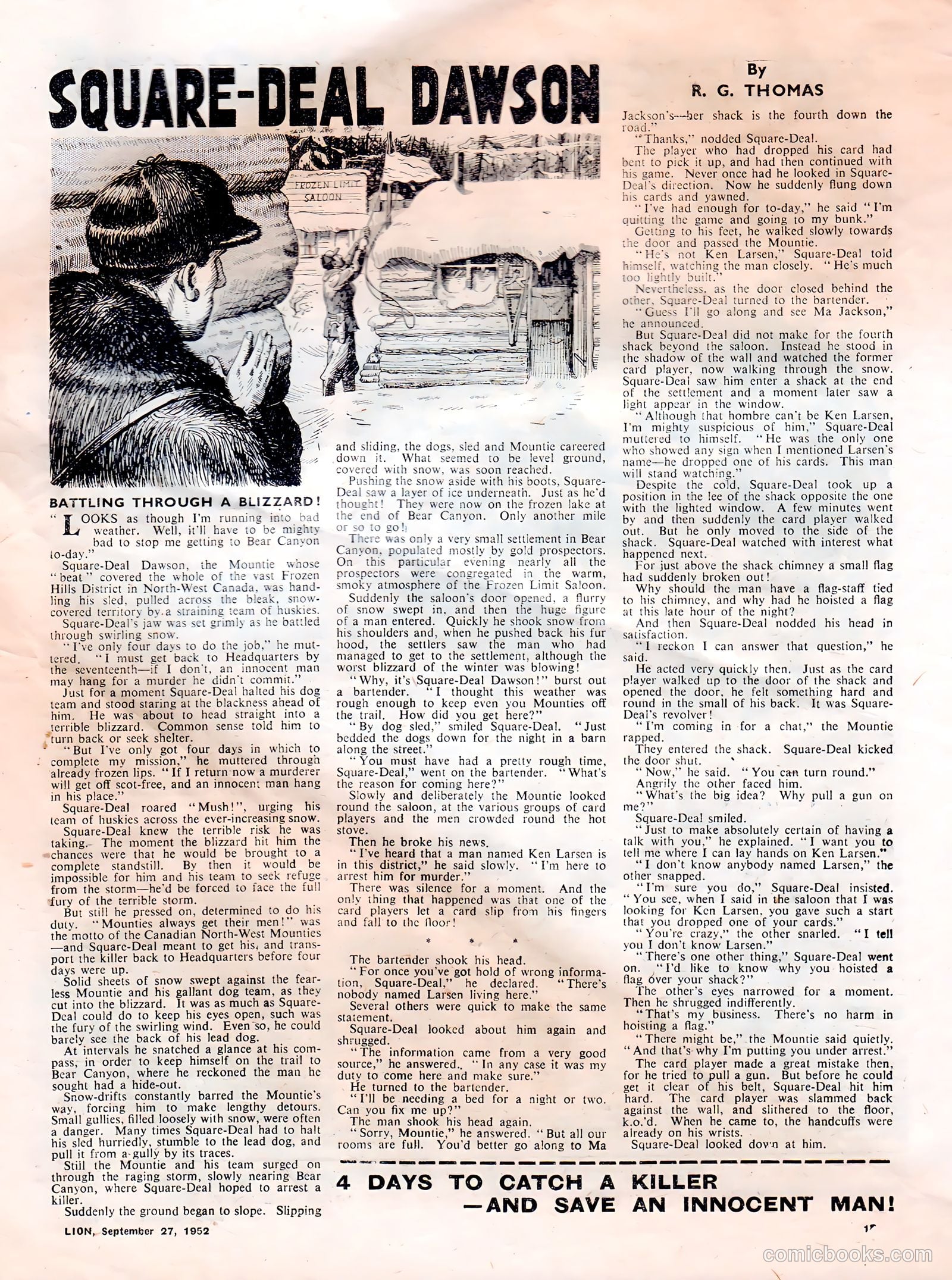 Lion #32 (1952) — page 17 of 20