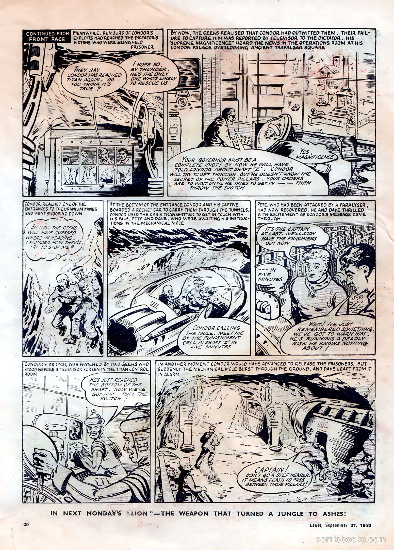 Lion #32 (1952) — page 20 of 20