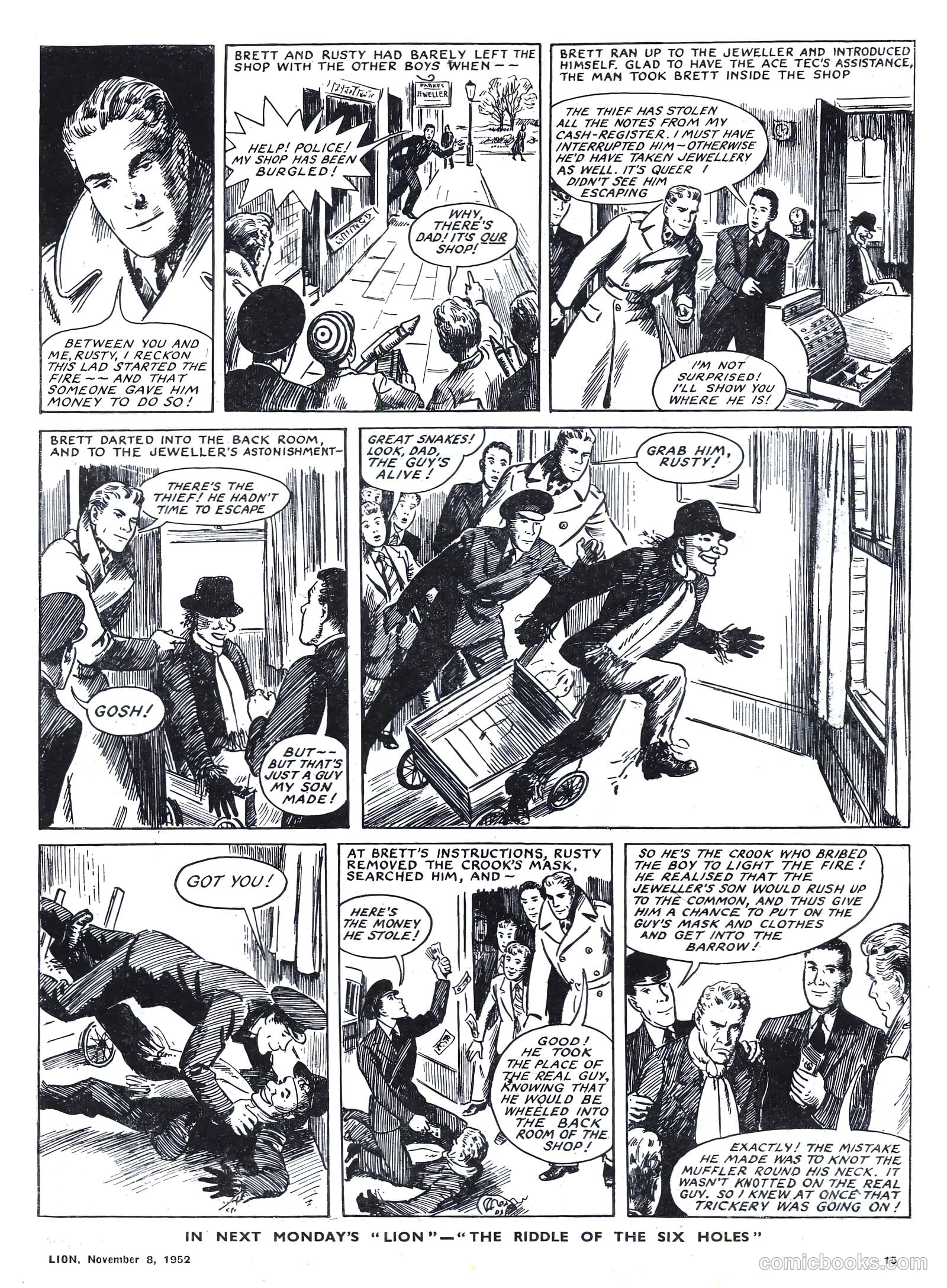 Lion #38 (1952) — page 15 of 20
