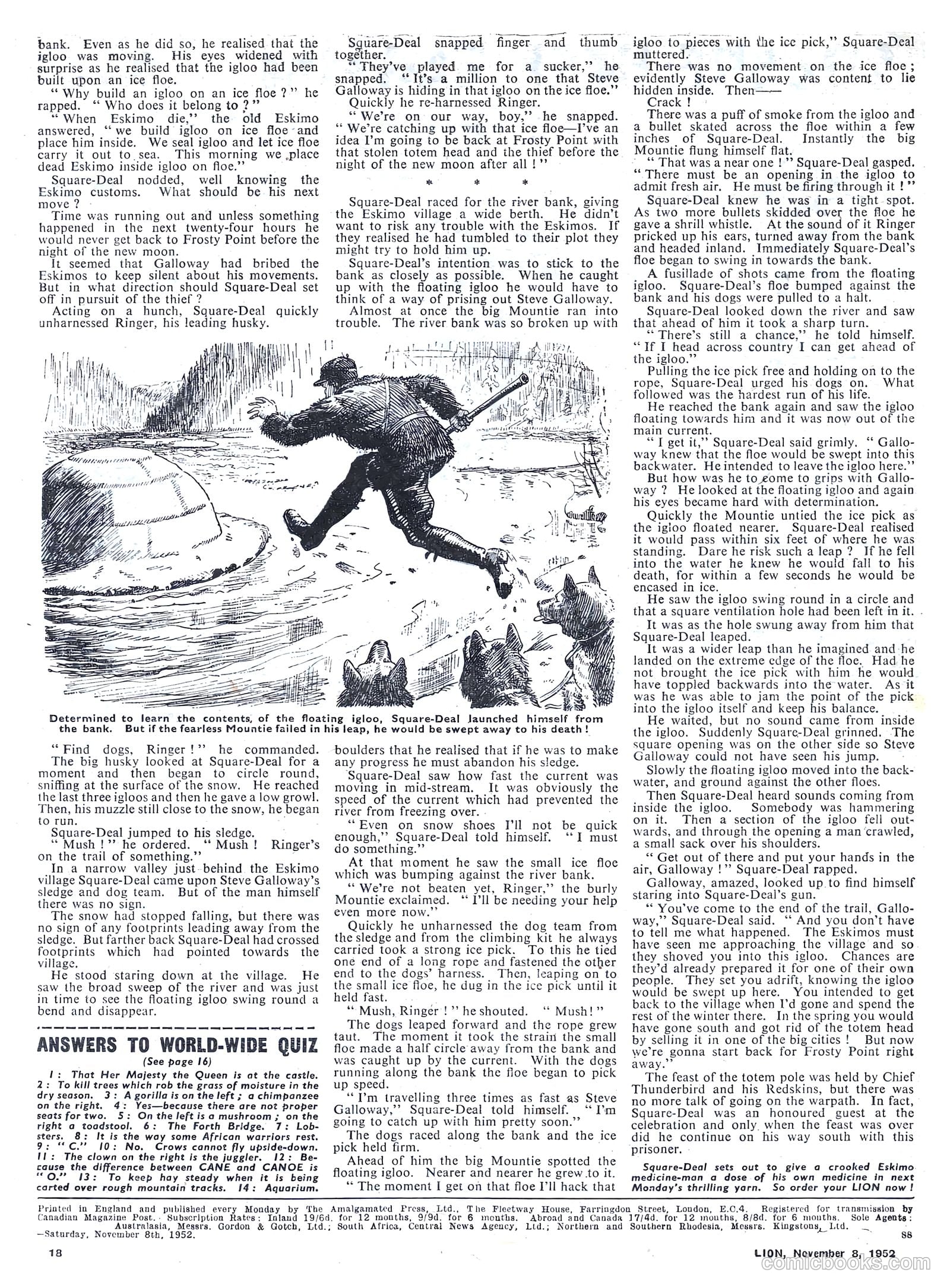 Lion #38 (1952) — page 18 of 20