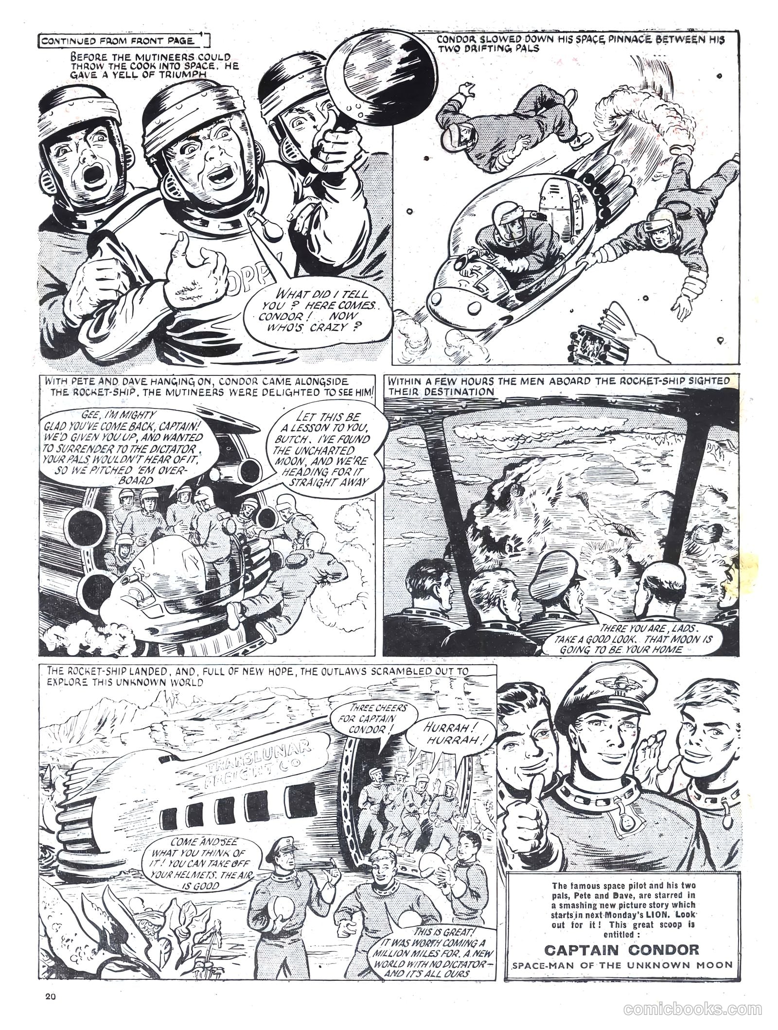 Lion #38 (1952) — page 20 of 20
