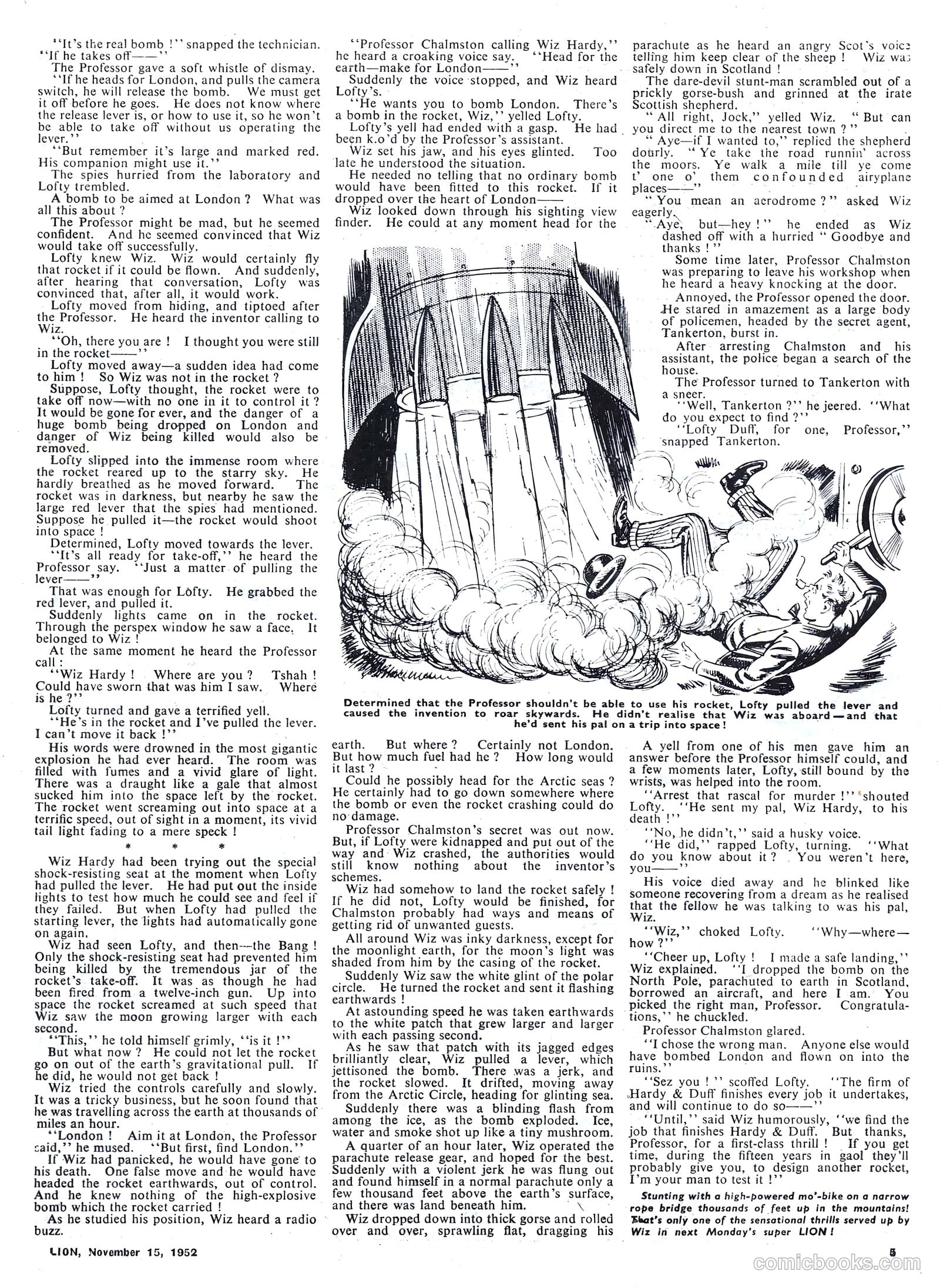Lion #39 (1952) — page 5 of 20