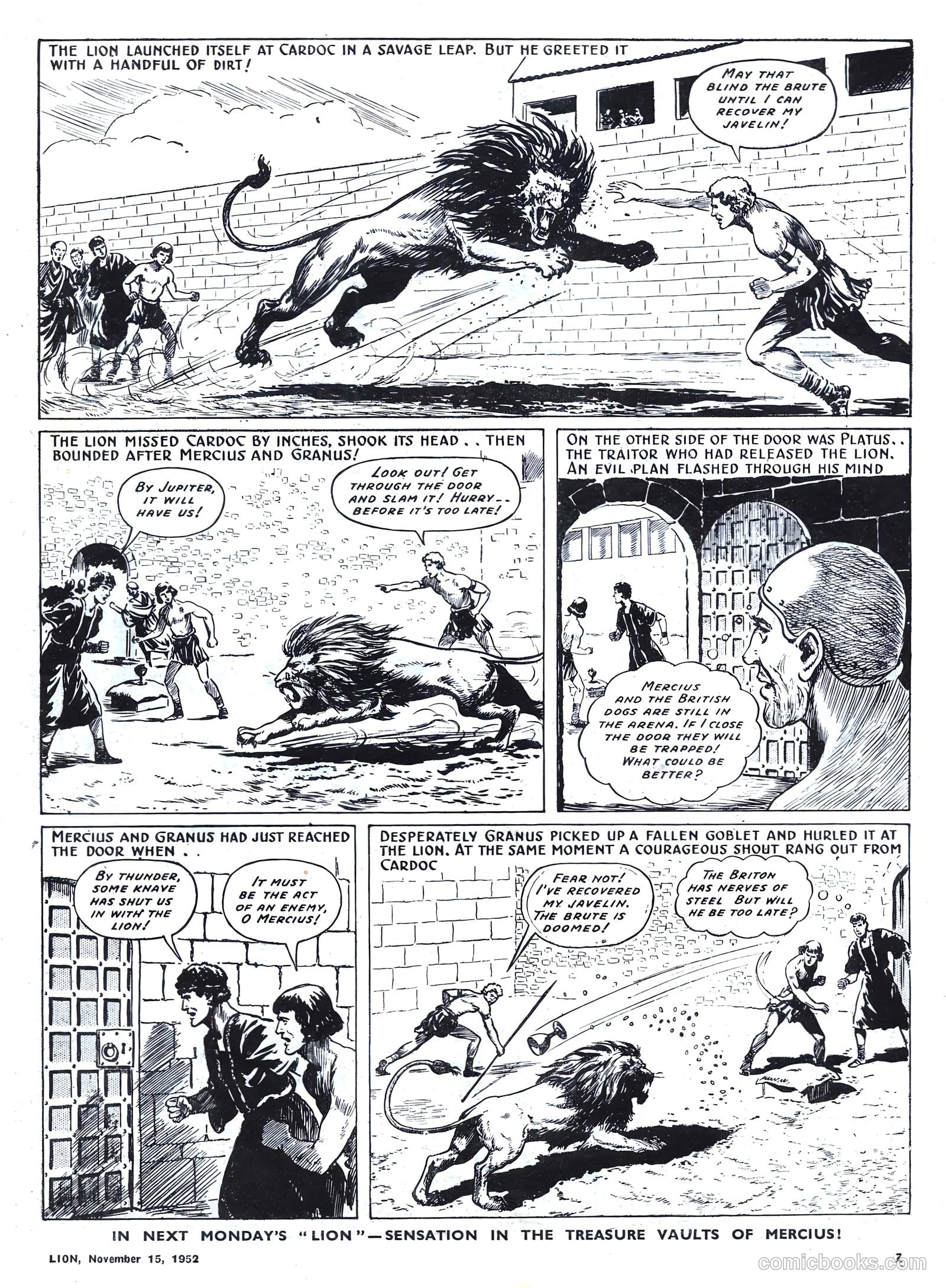 Lion #39 (1952) — page 7 of 20