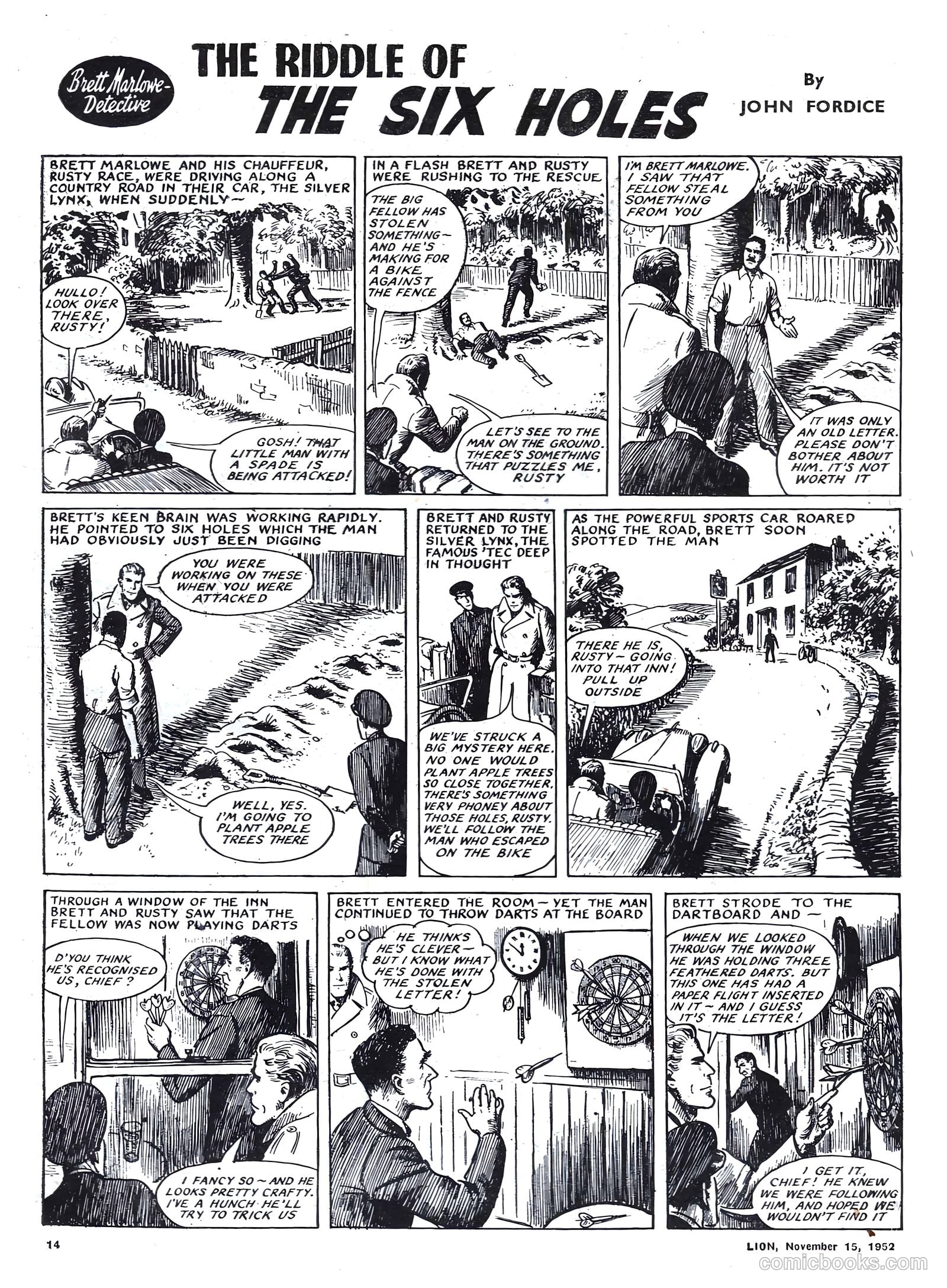 Lion #39 (1952) — page 14 of 20