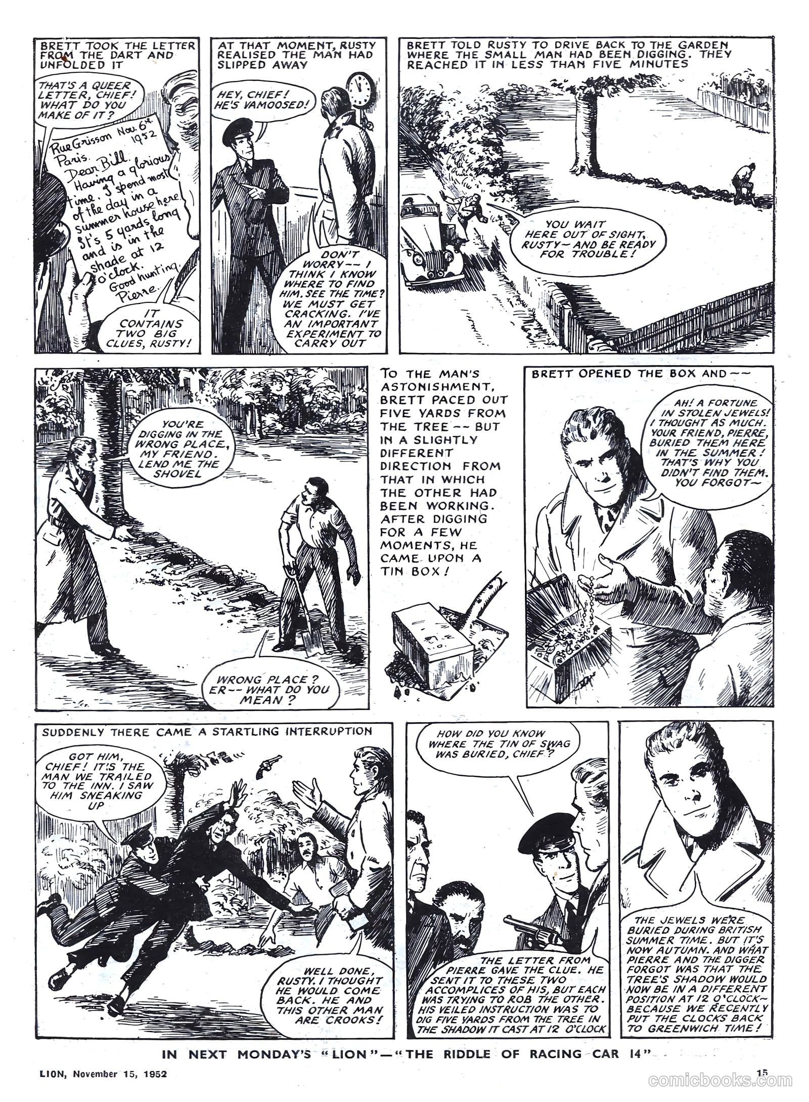 Lion #39 (1952) — page 15 of 20