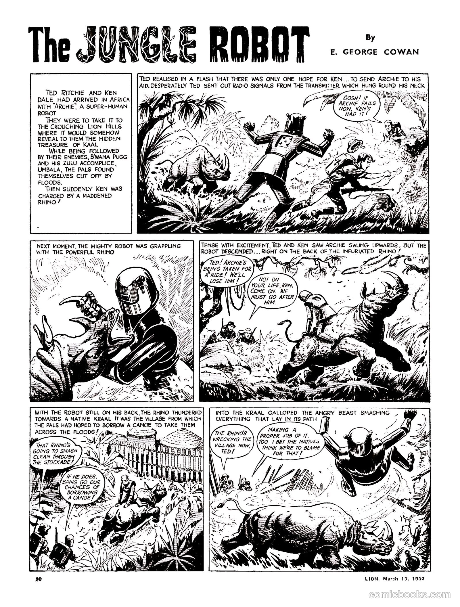 Lion #4 (1952) — page 10 of 20