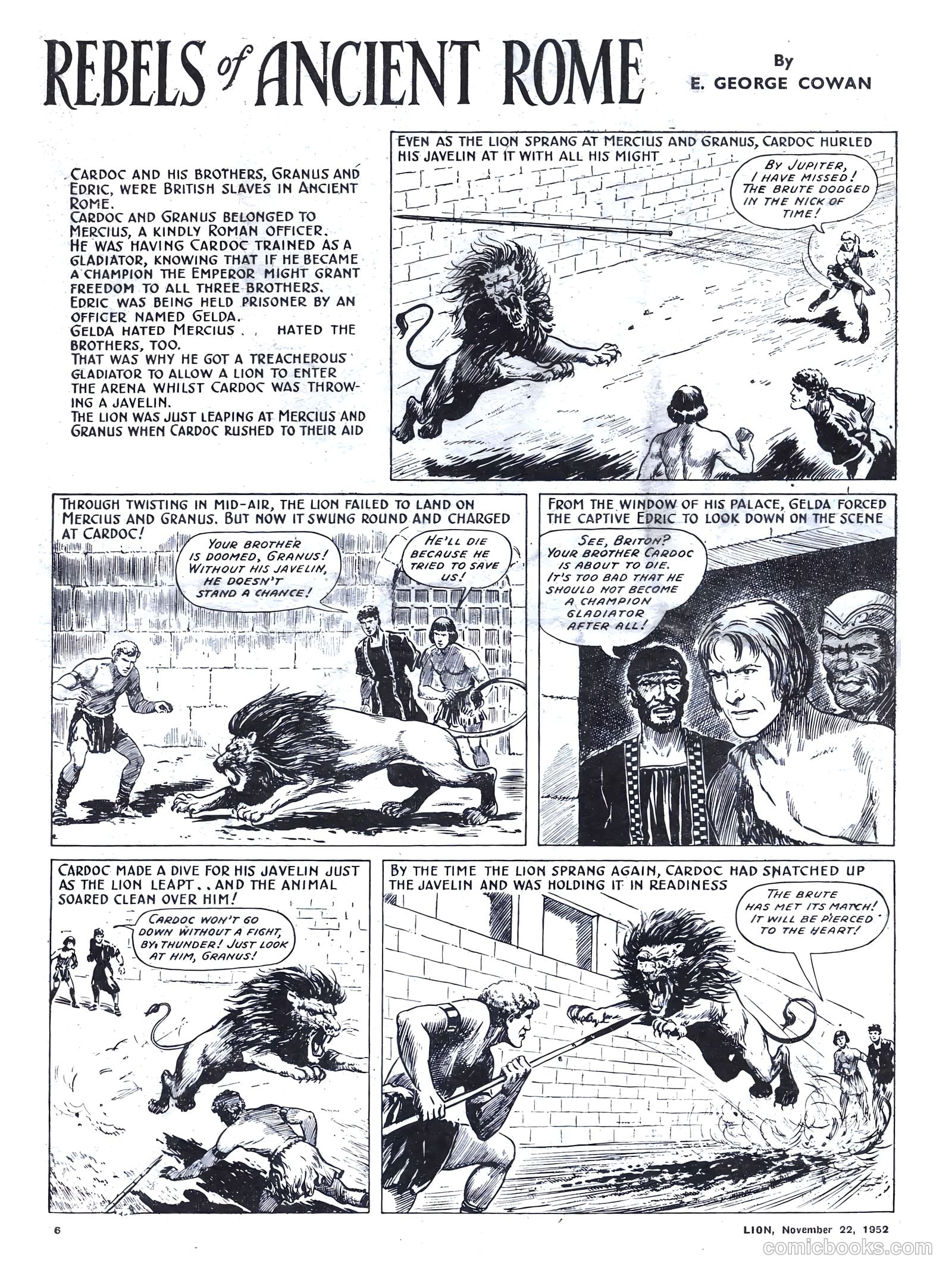 Lion #40 (1952) — page 6 of 20