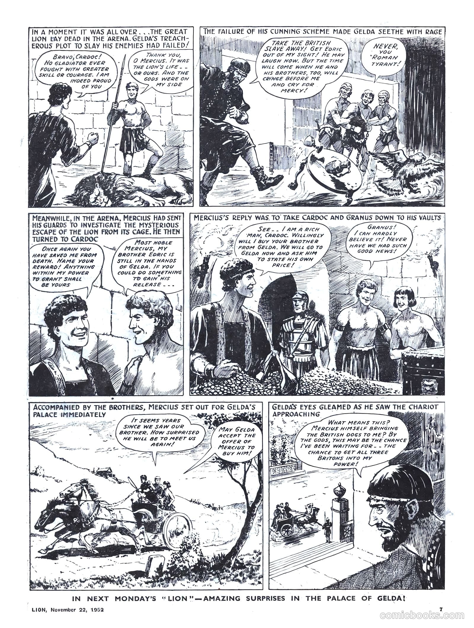 Lion #40 (1952) — page 7 of 20