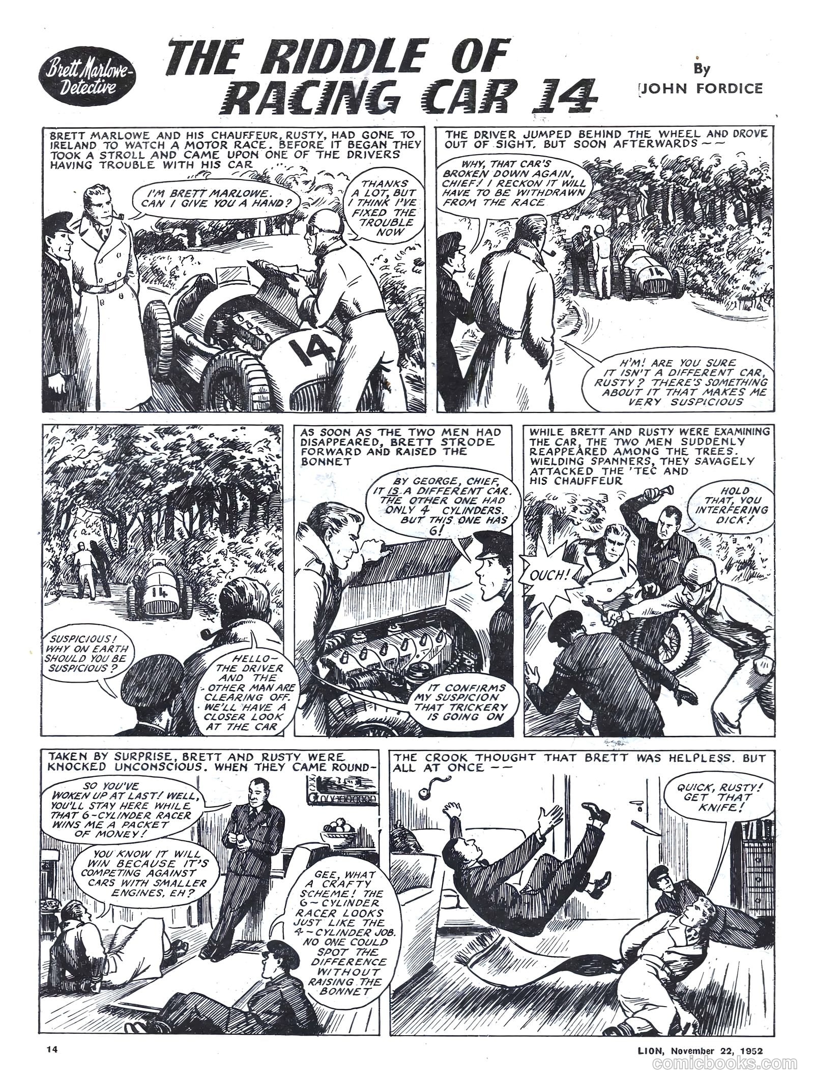 Lion #40 (1952) — page 14 of 20