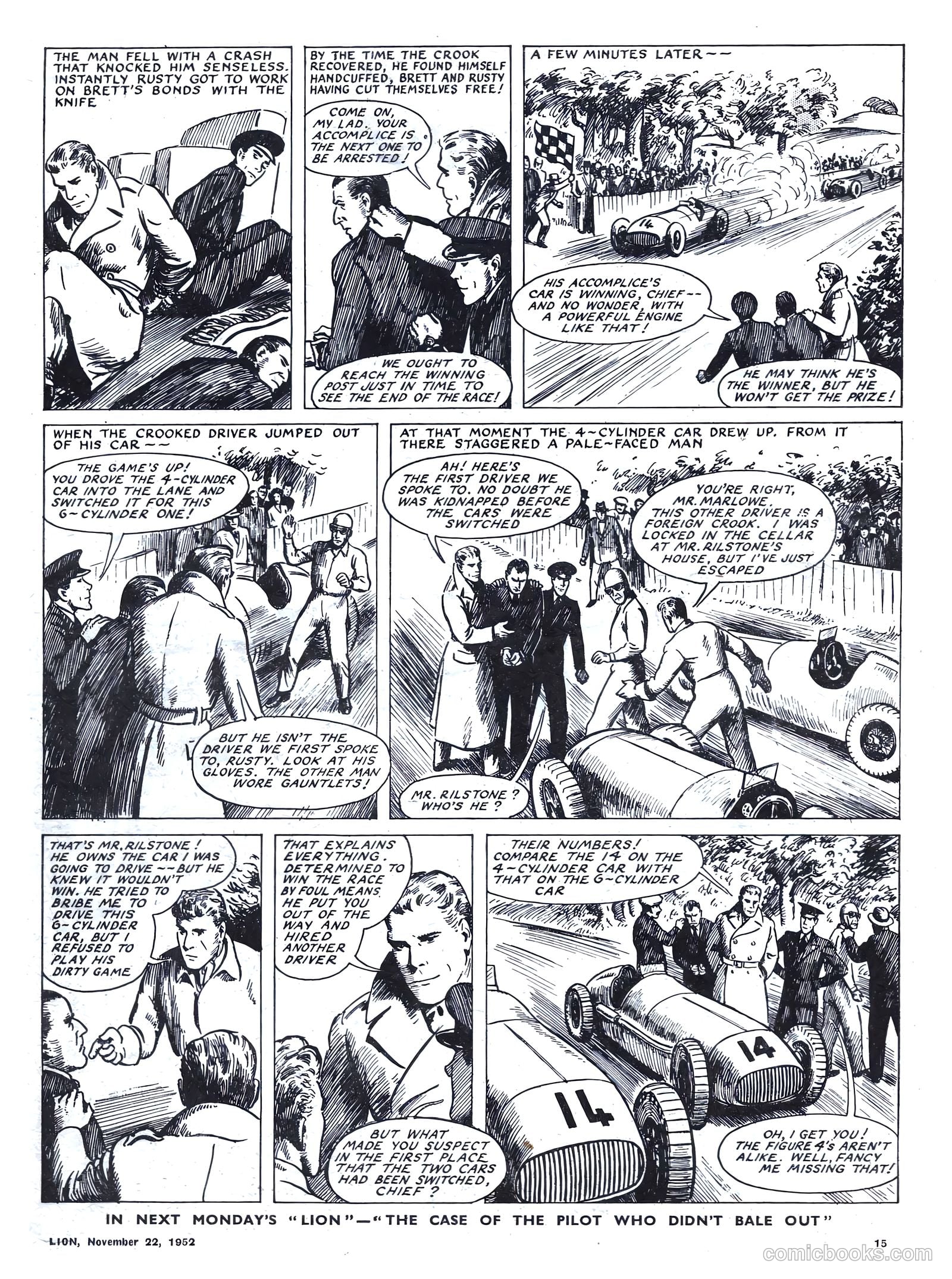 Lion #40 (1952) — page 15 of 20