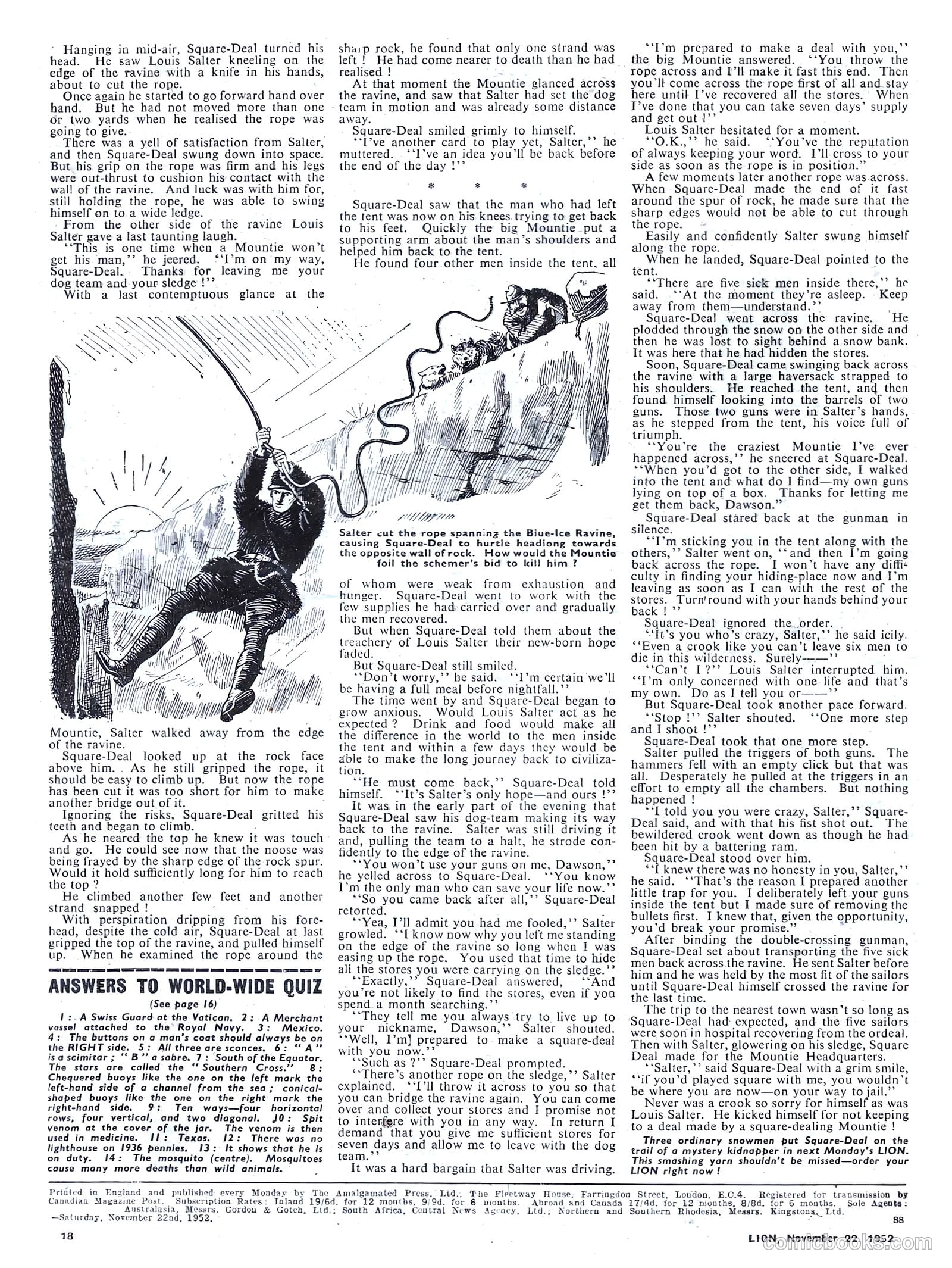 Lion #40 (1952) — page 18 of 20