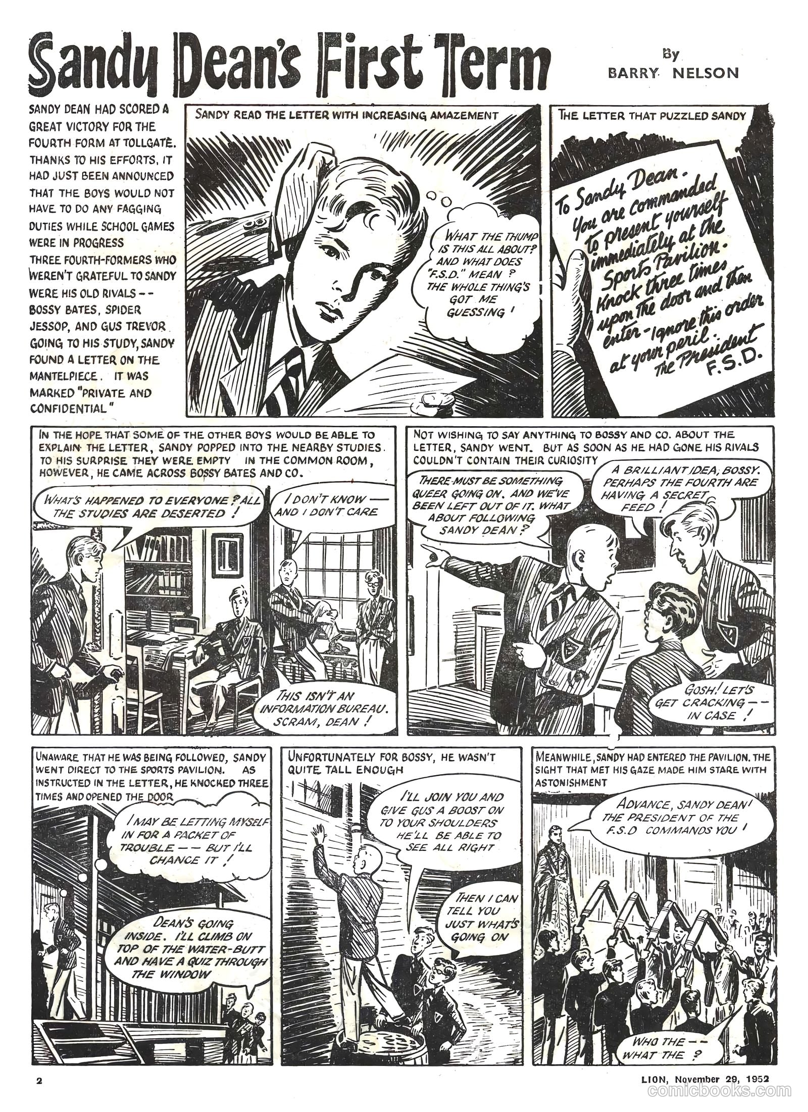 Lion #41 (1952) — page 2 of 20