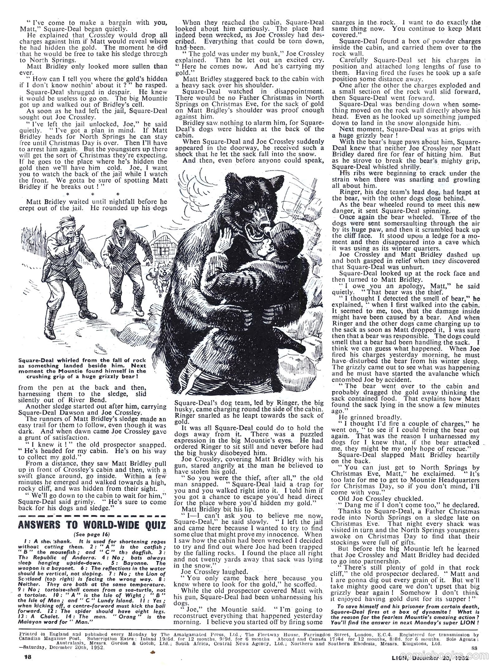 Lion #44 (1952) — page 18 of 20