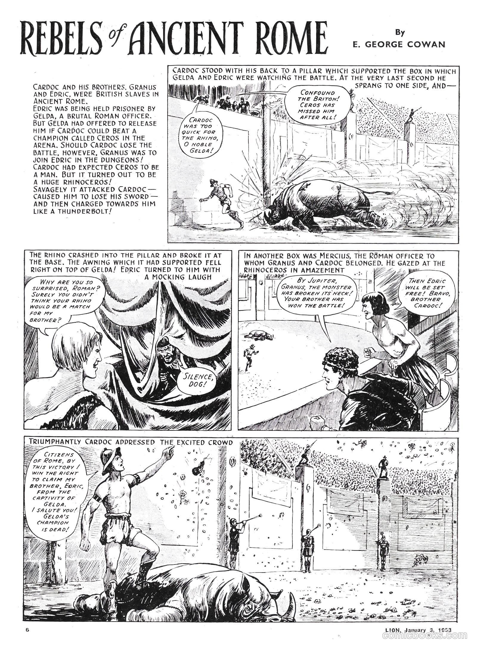 Lion #46 (1953) — page 6 of 20