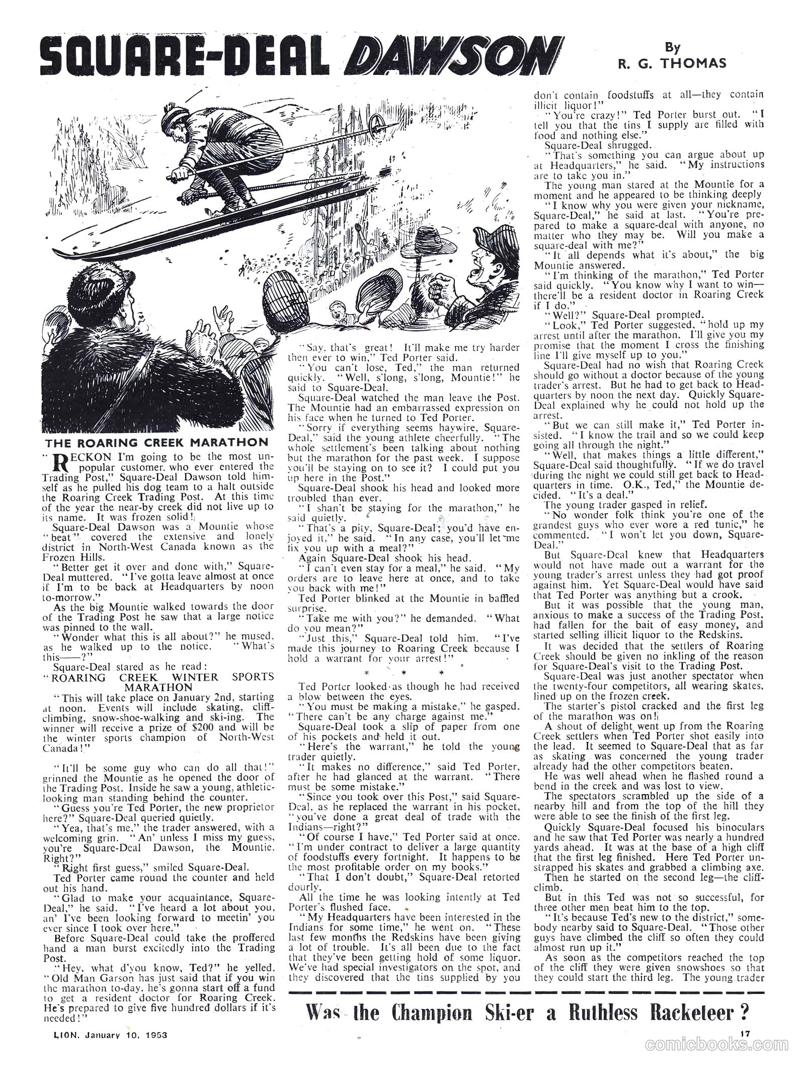Lion #47 (1953) — page 17 of 20