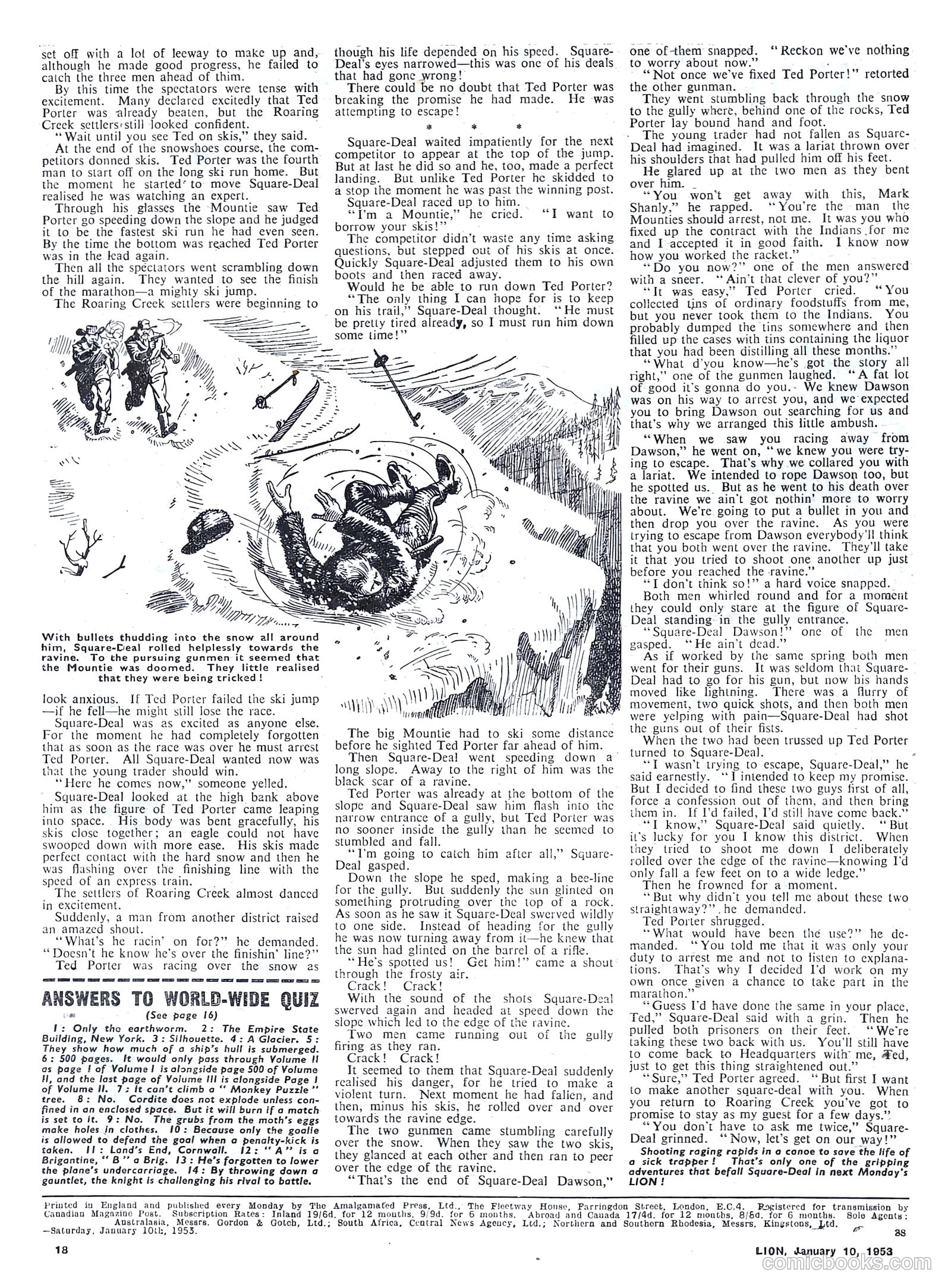 Lion #47 (1953) — page 18 of 20