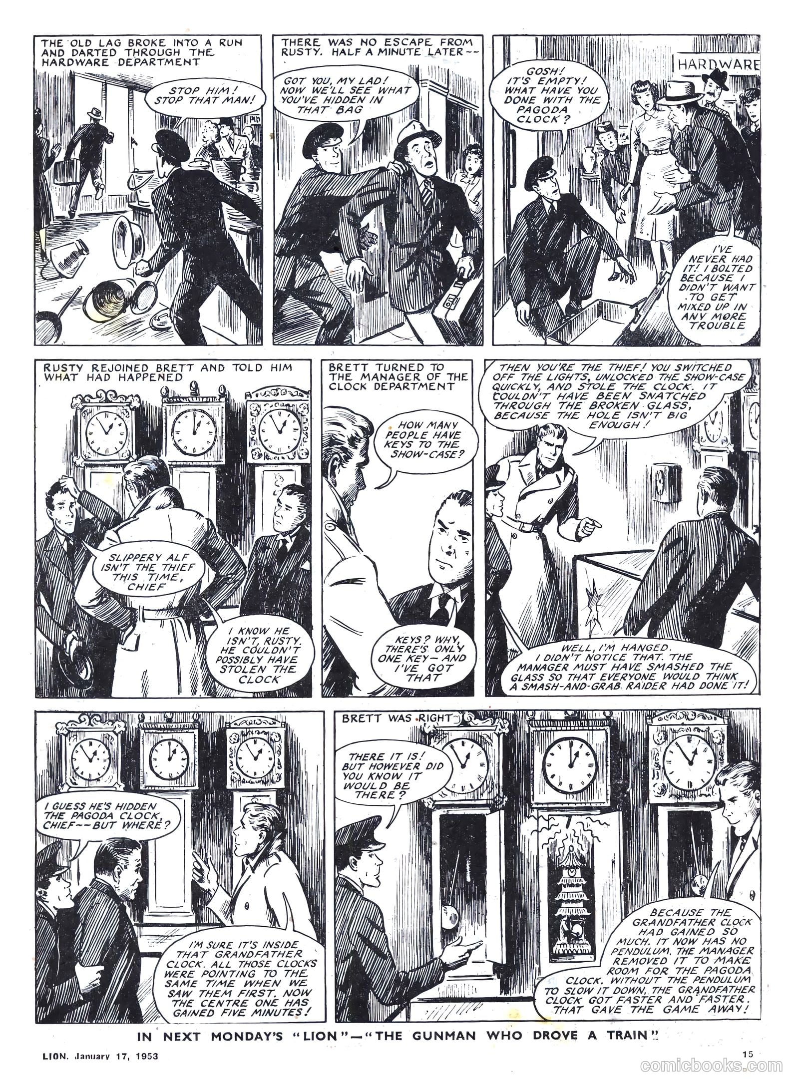 Lion #48 (1953) — page 15 of 20