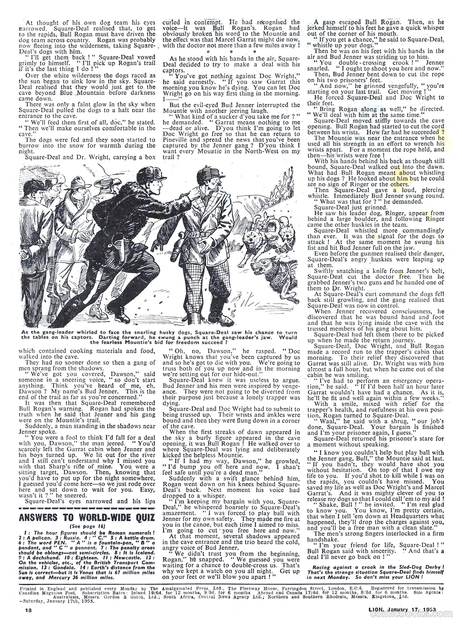 Lion #48 (1953) — page 18 of 20