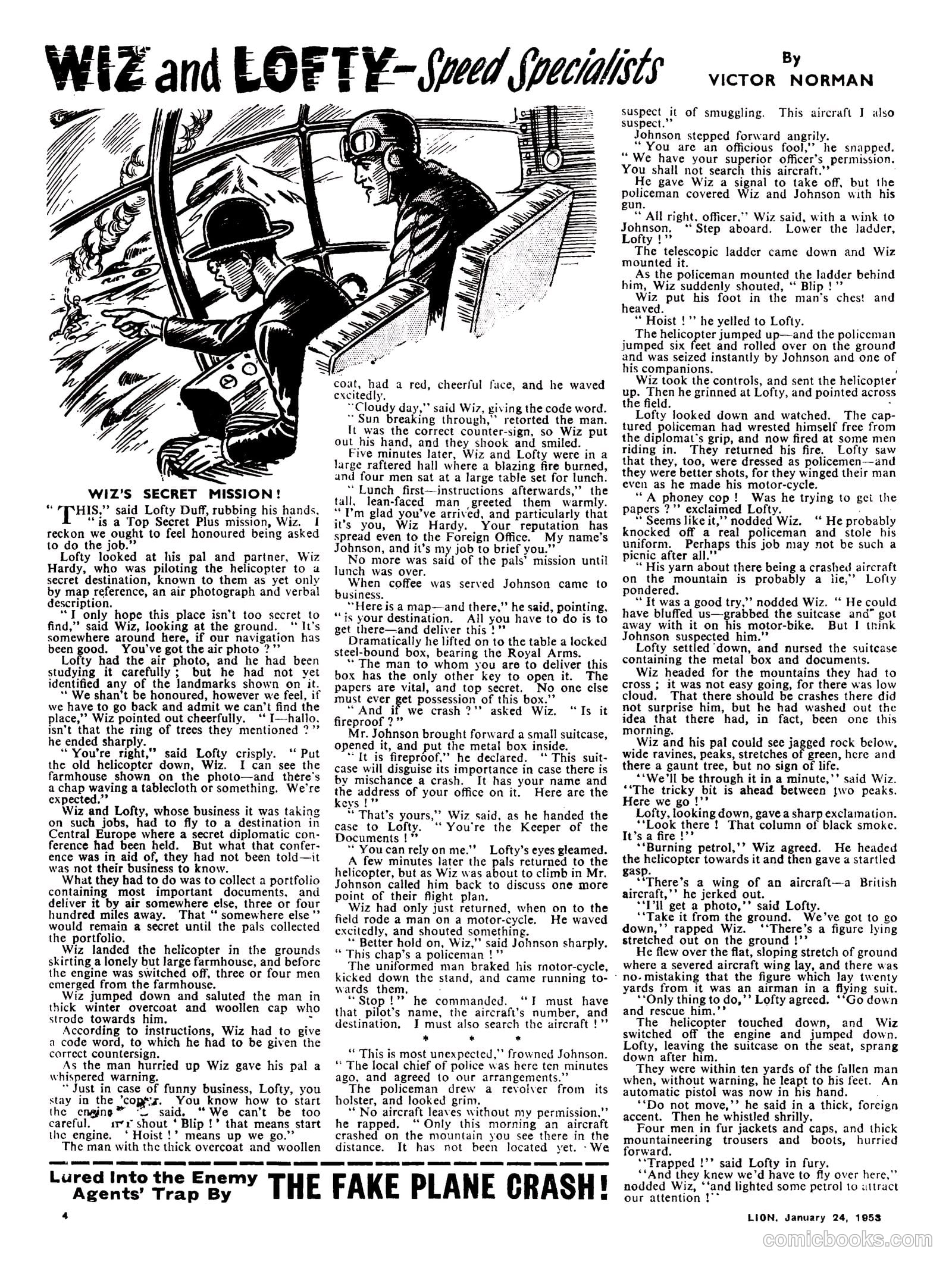 Lion #49 (1953) — page 4 of 20