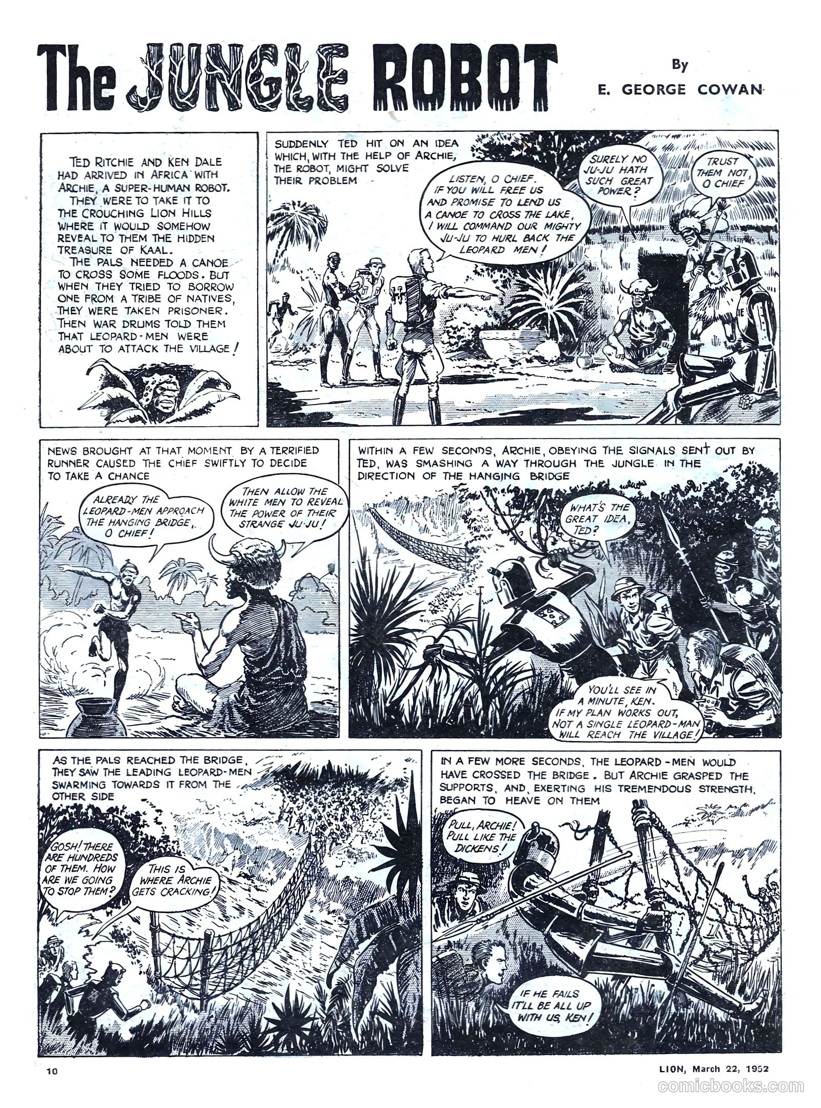 Lion #5 (1952) — page 10 of 20