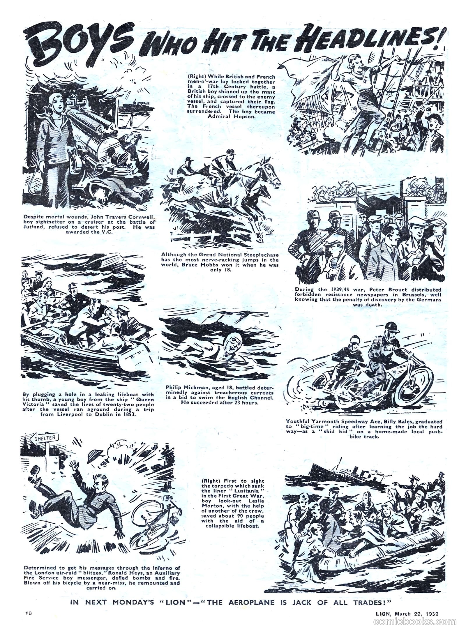 Lion #5 (1952) — page 16 of 20