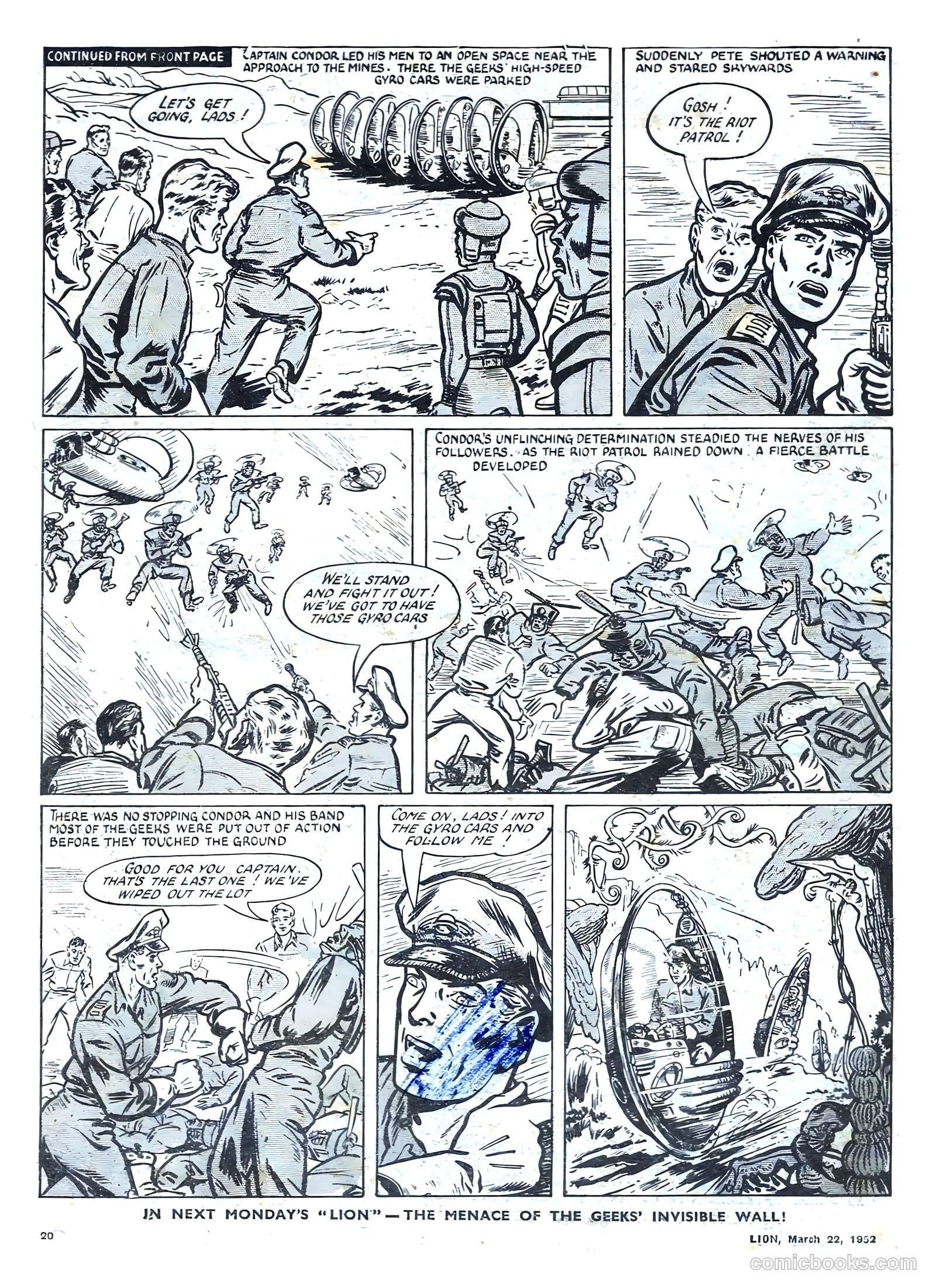 Lion #5 (1952) — page 20 of 20