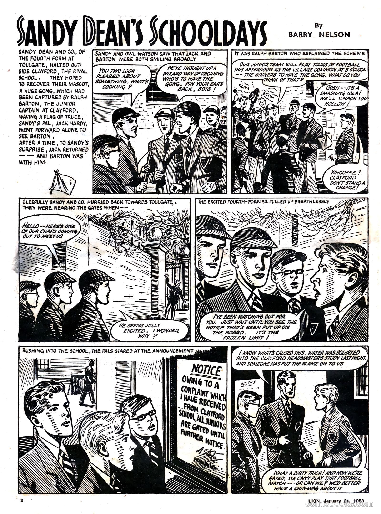 Lion #50 (1953) — page 2 of 20