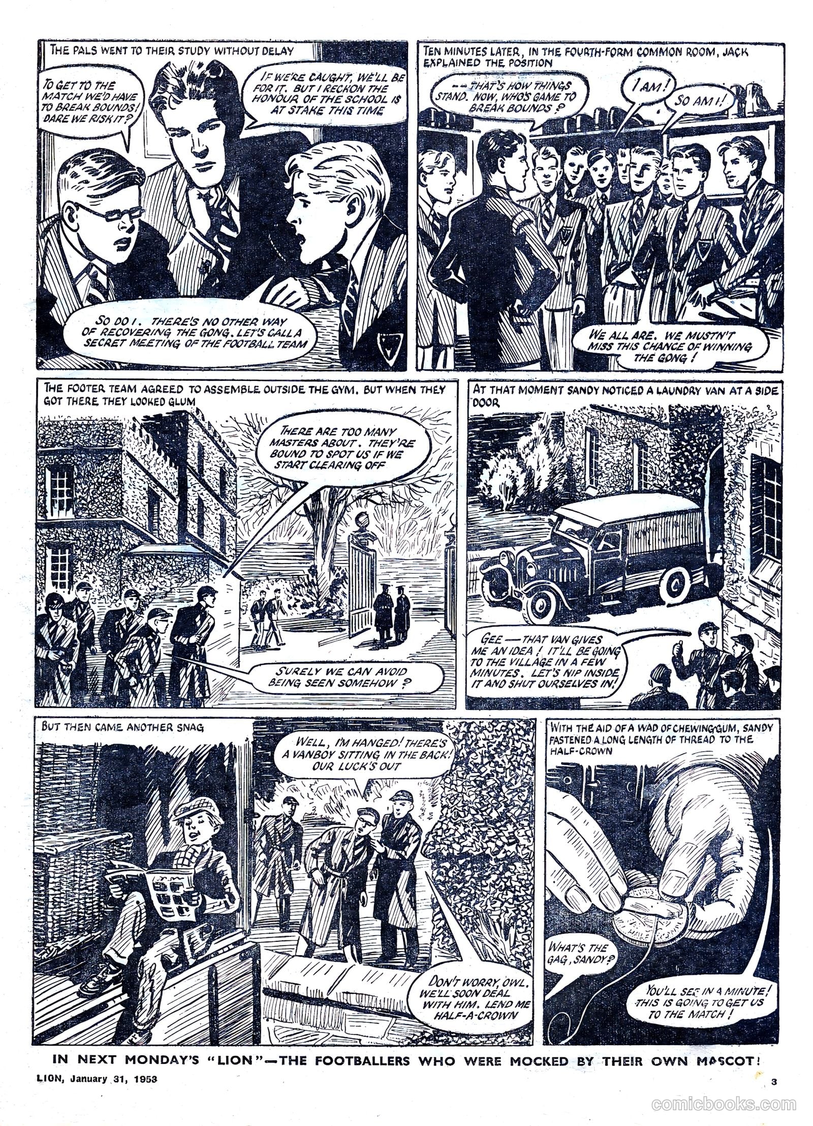Lion #50 (1953) — page 3 of 20