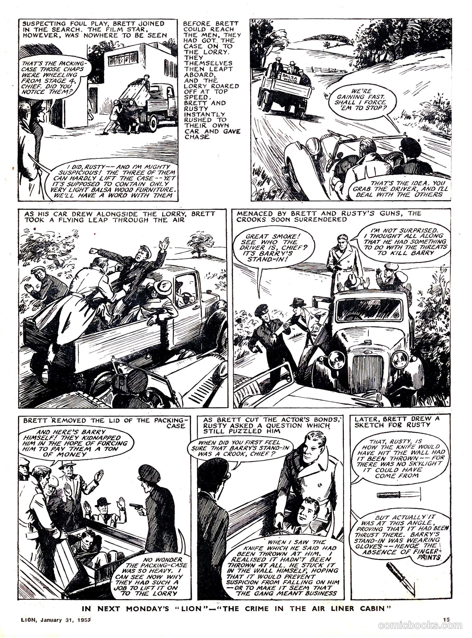Lion #50 (1953) — page 15 of 20