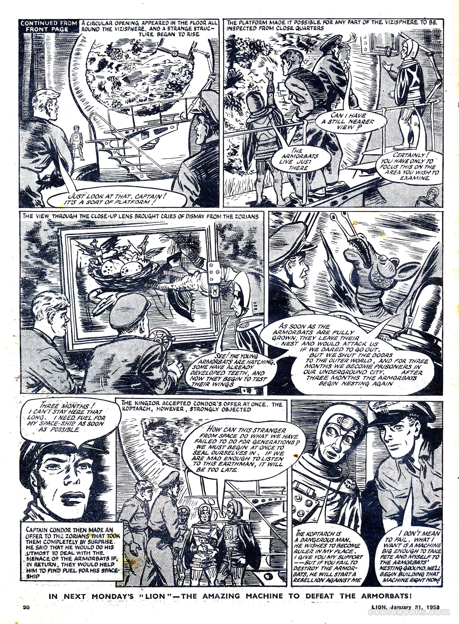 Lion #50 (1953) — page 20 of 20