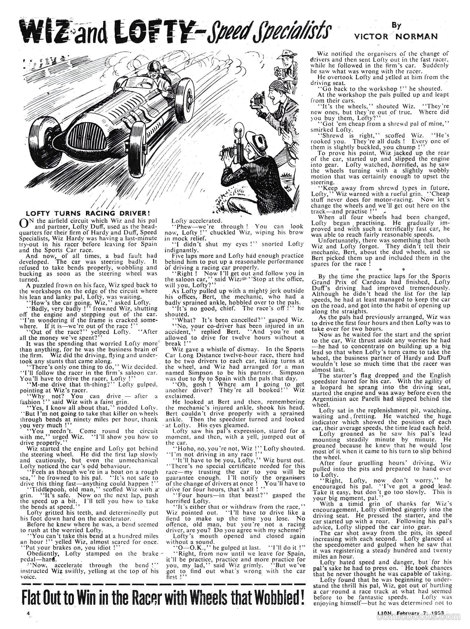 Lion #51 (1953) — page 4 of 20