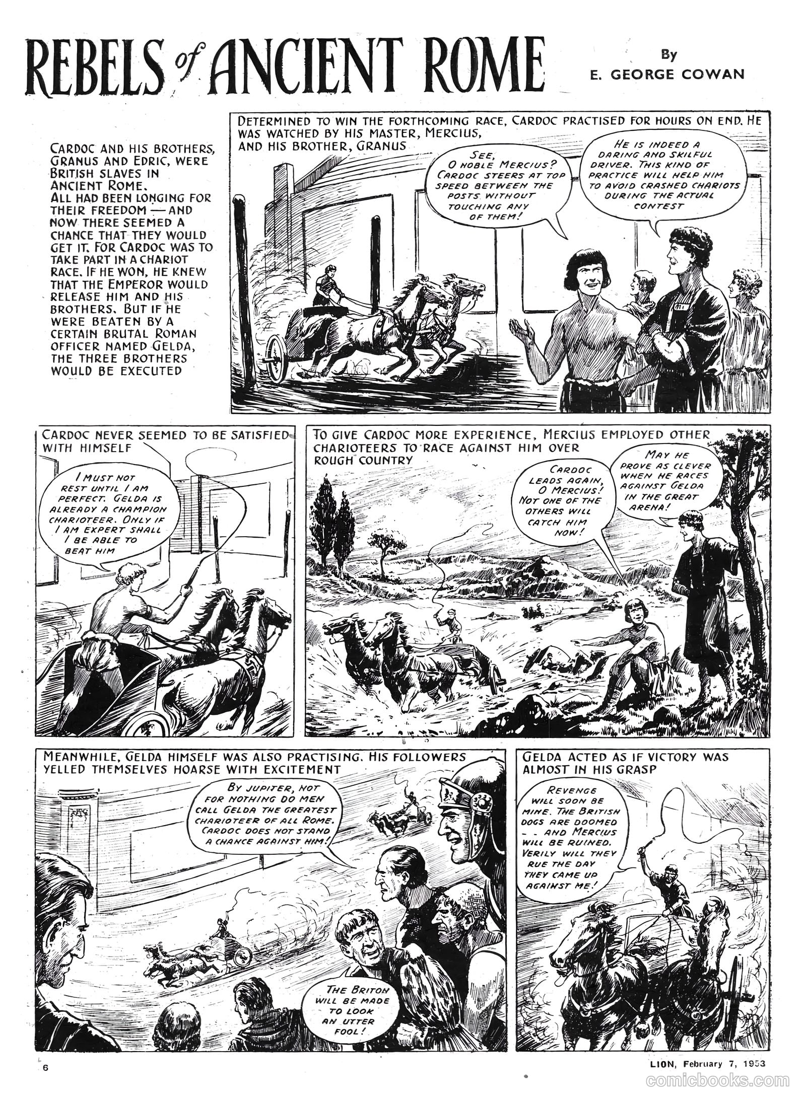 Lion #51 (1953) — page 6 of 20