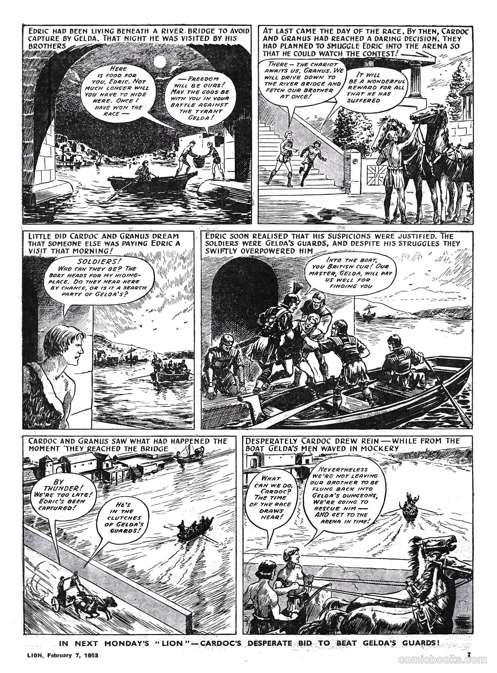 Lion #51 (1953) — page 7 of 20