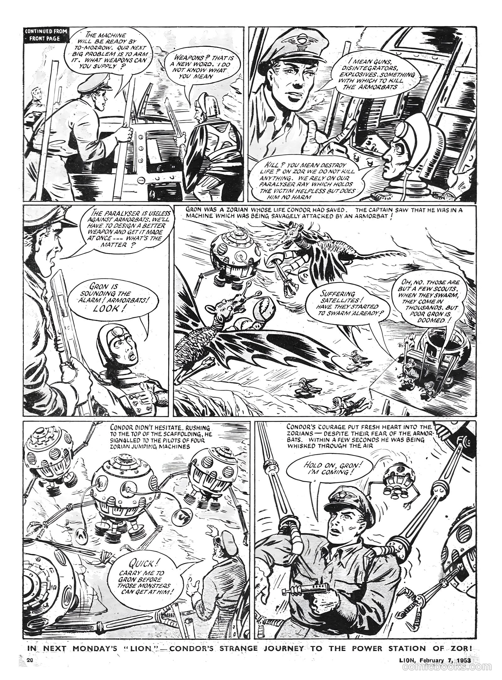 Lion #51 (1953) — page 20 of 20