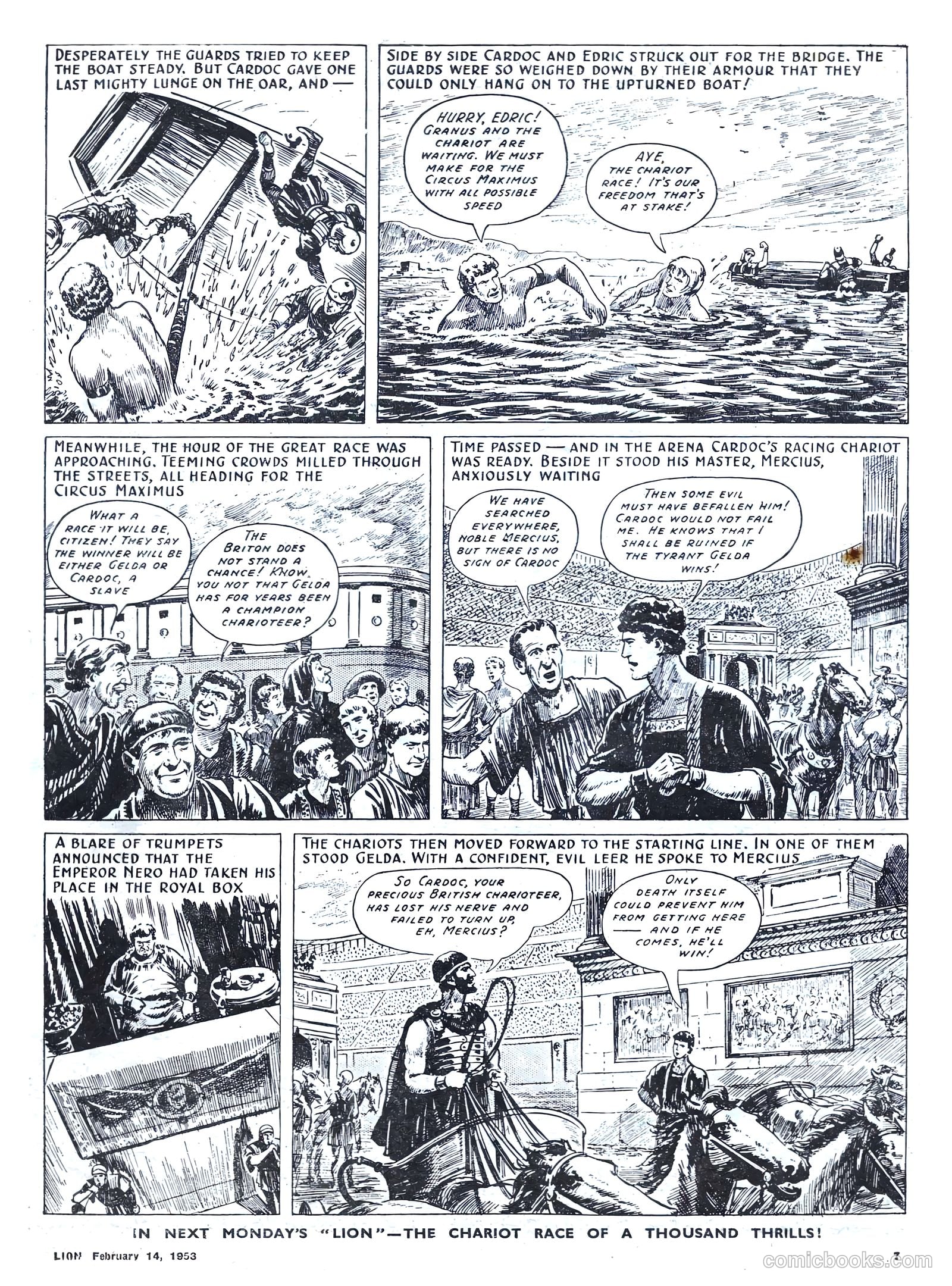 Lion #52 (1953) — page 7 of 20