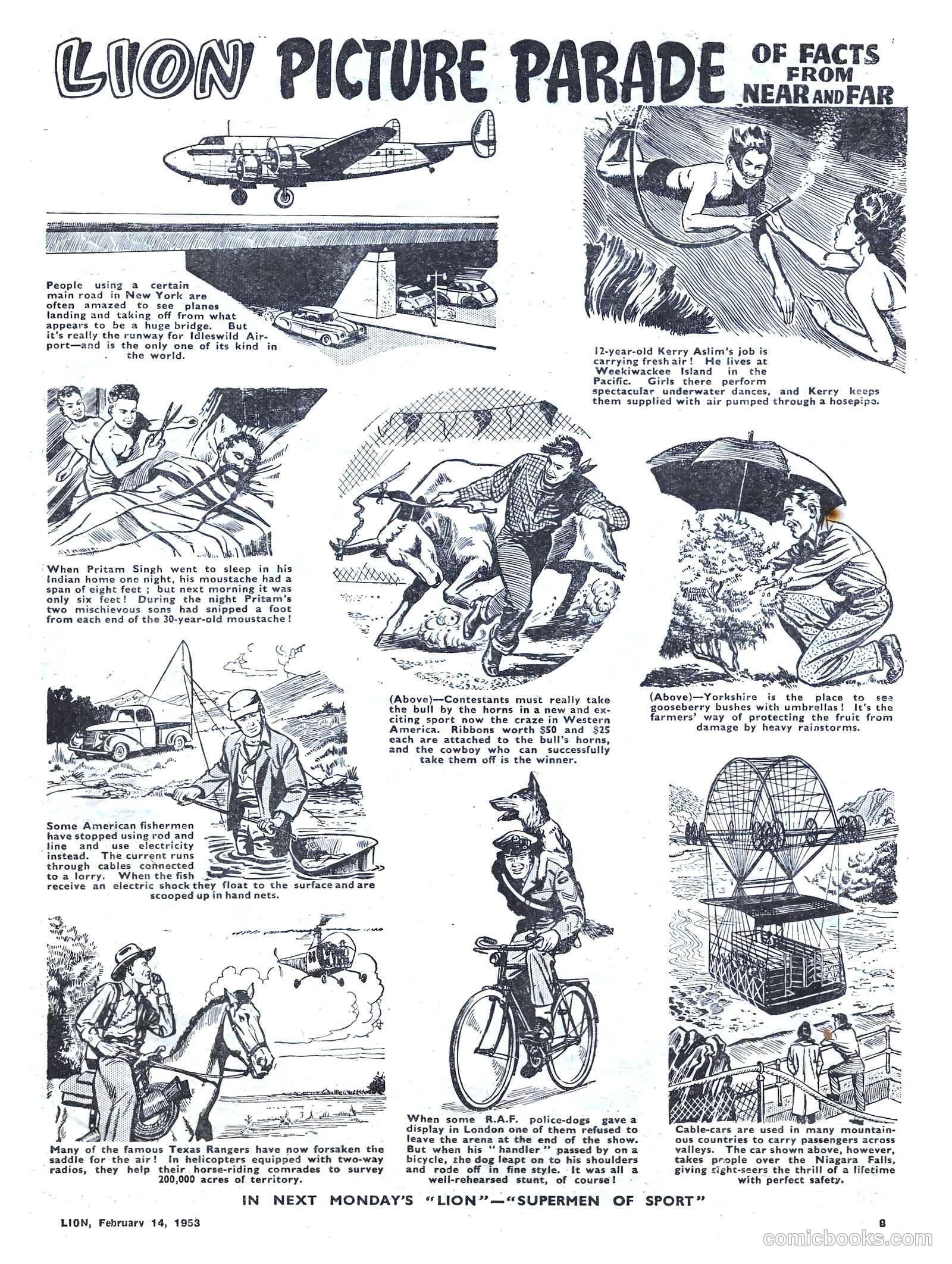 Lion #52 (1953) — page 9 of 20
